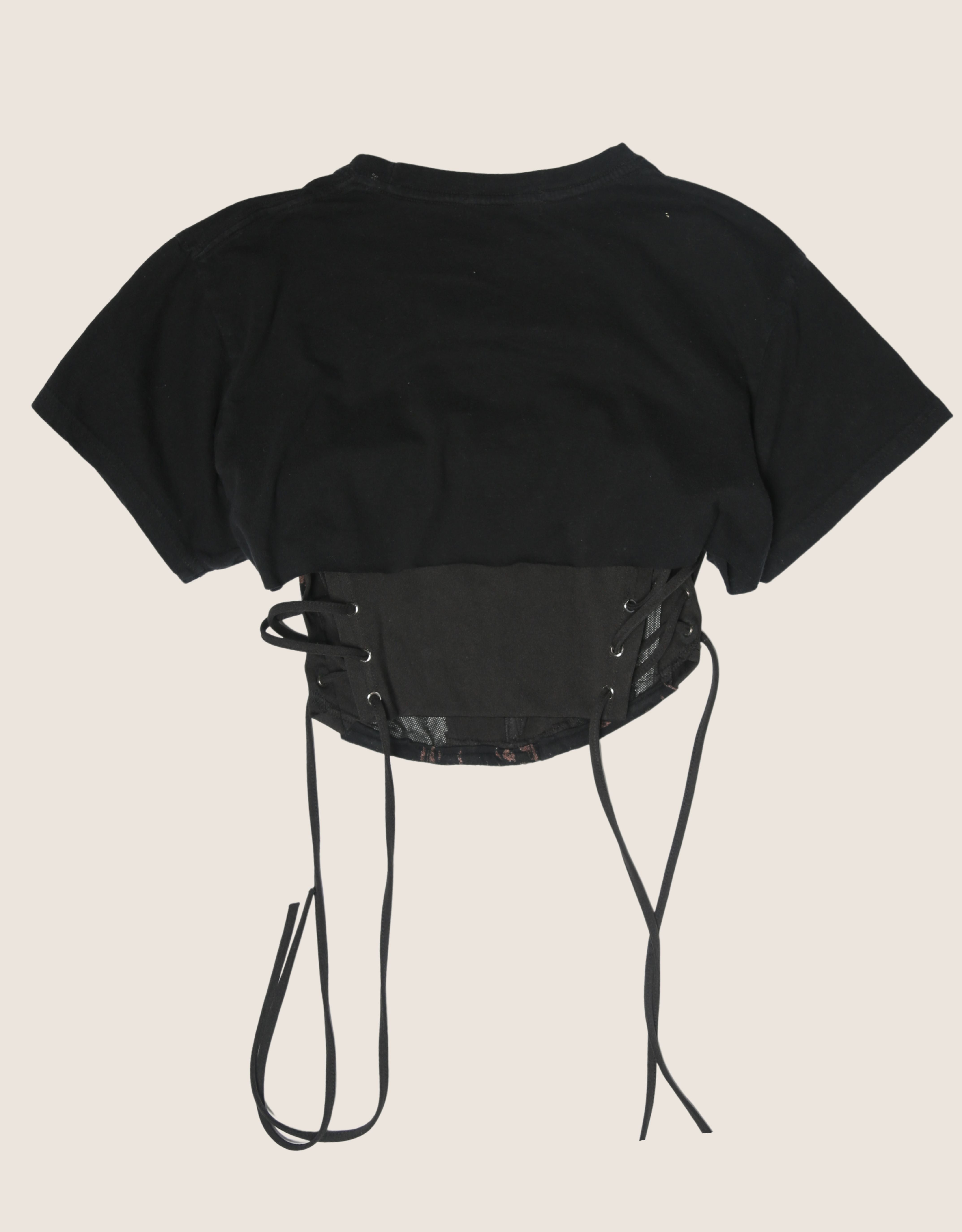 ramones reworked corset with matching shrug (S)