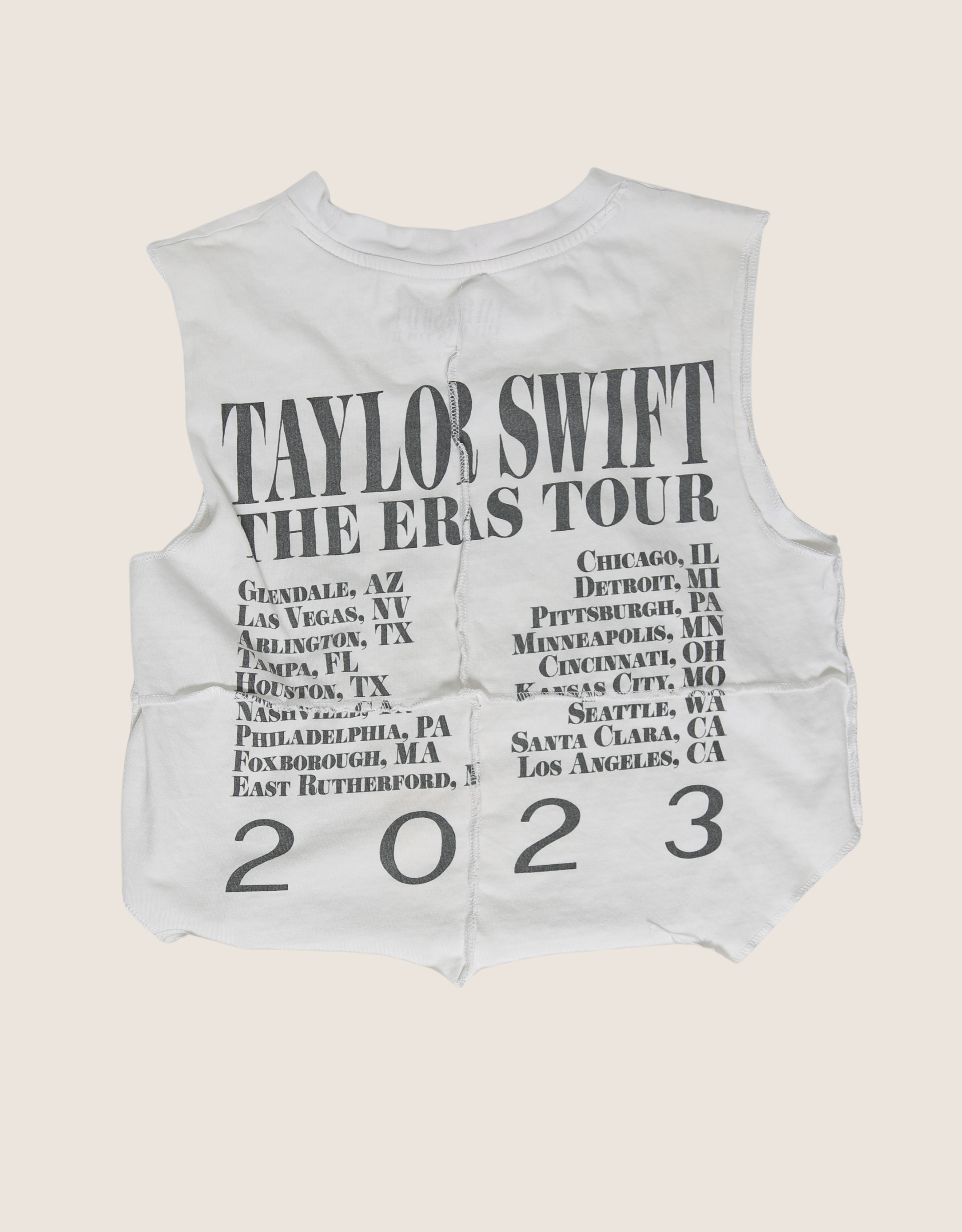 taylor swift overlocked muscle tank