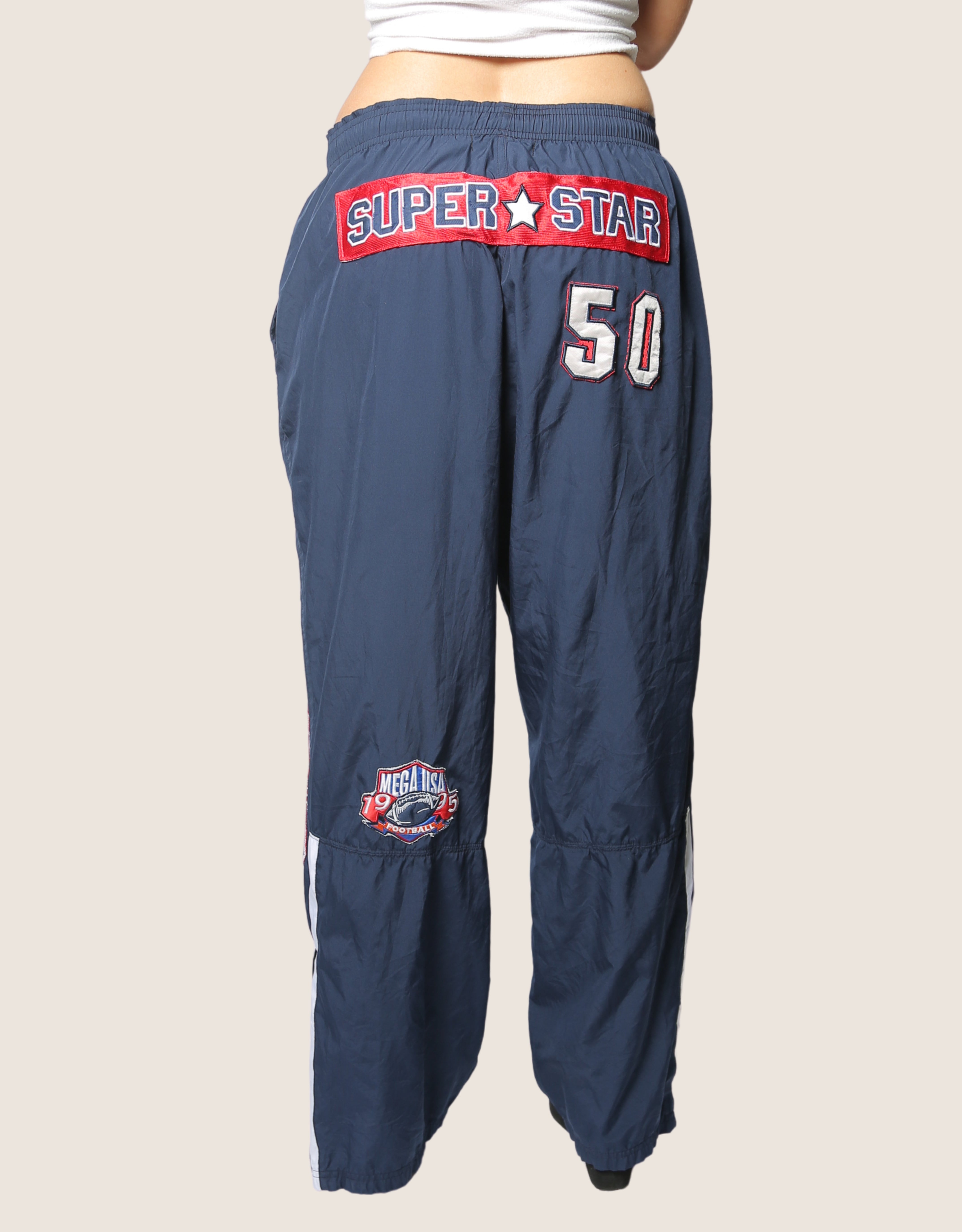 superstar patched track pants