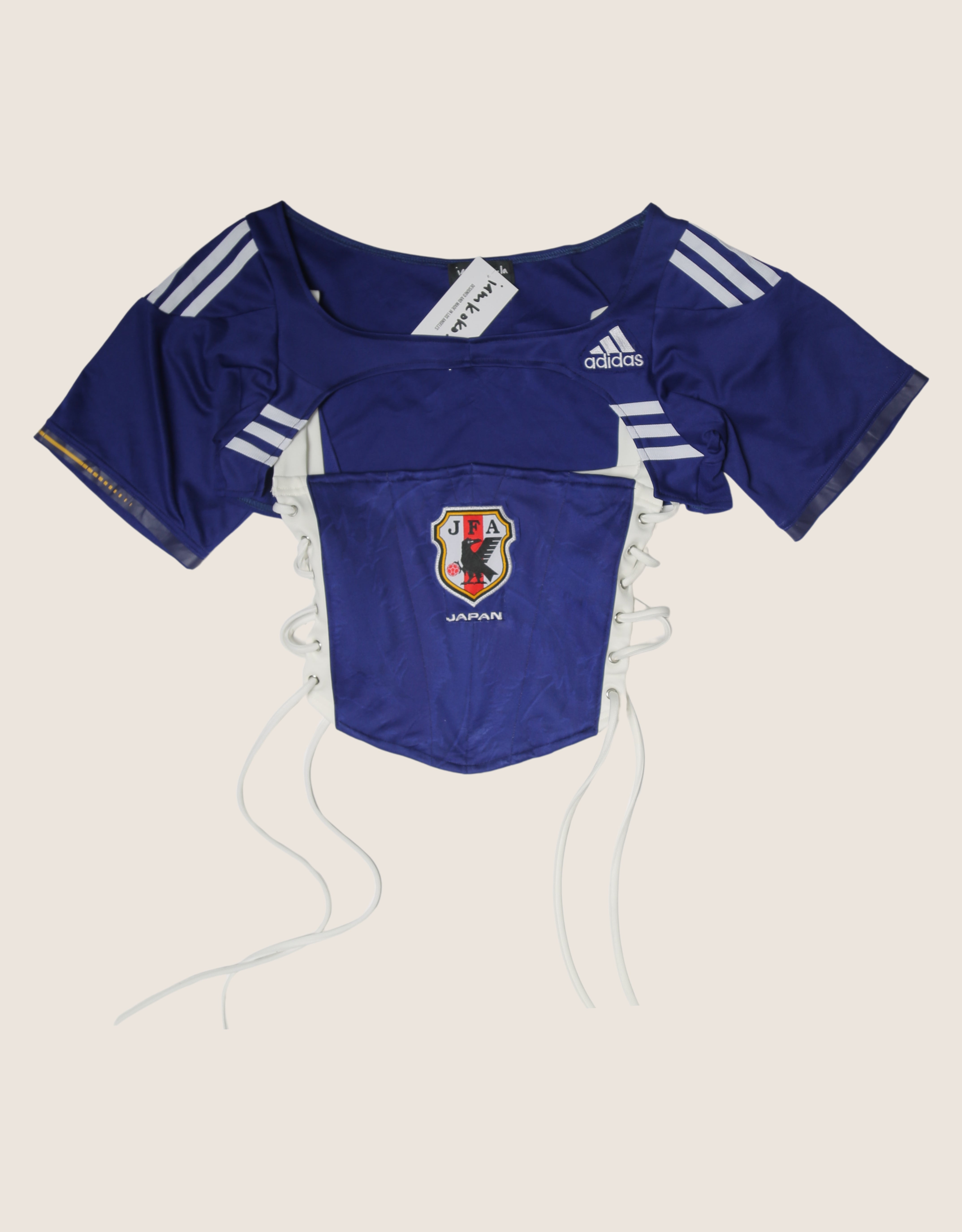 Japan reworked cropped corset with matching shrug (S)