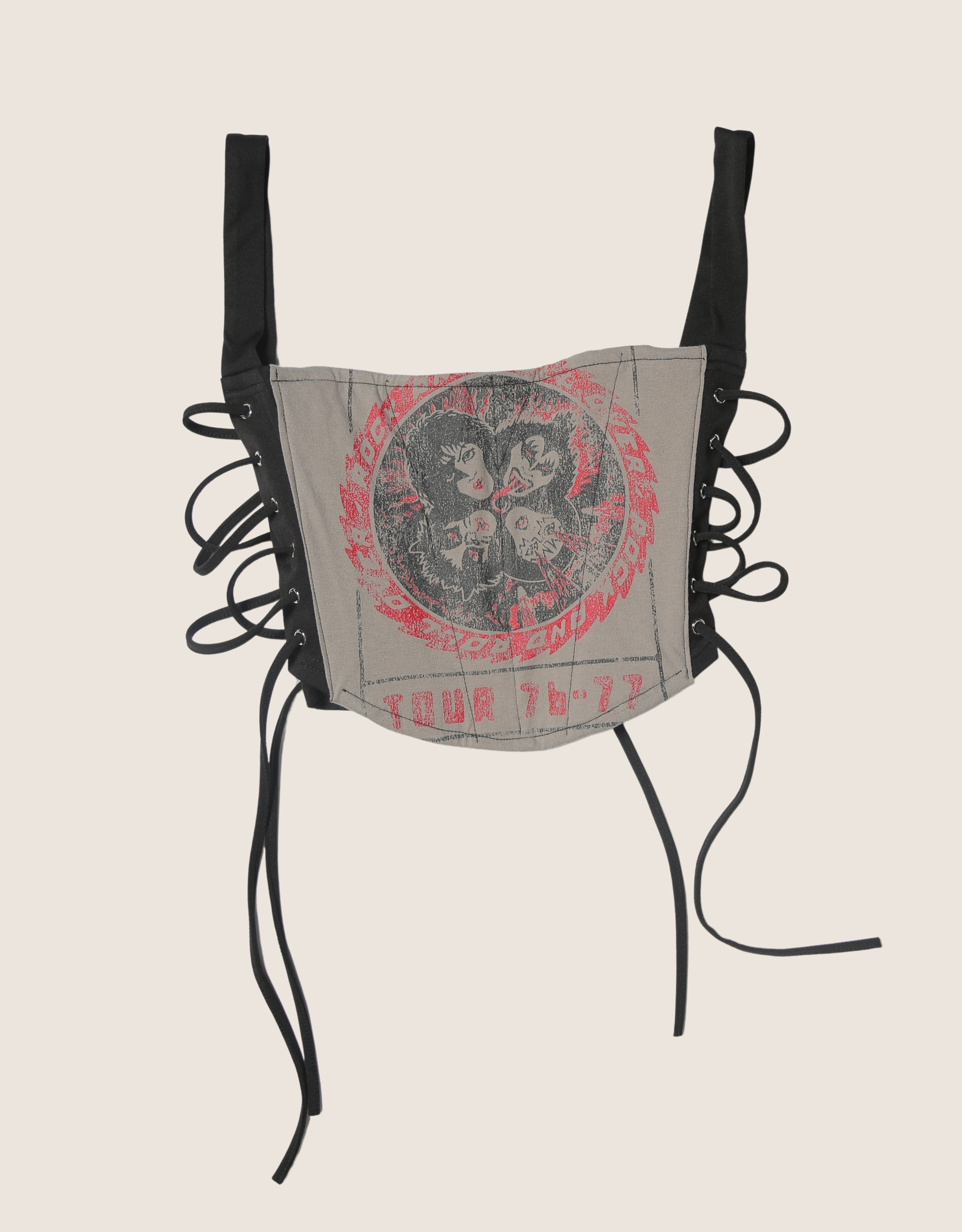 kiss side lace cropped corset with shrug (small)