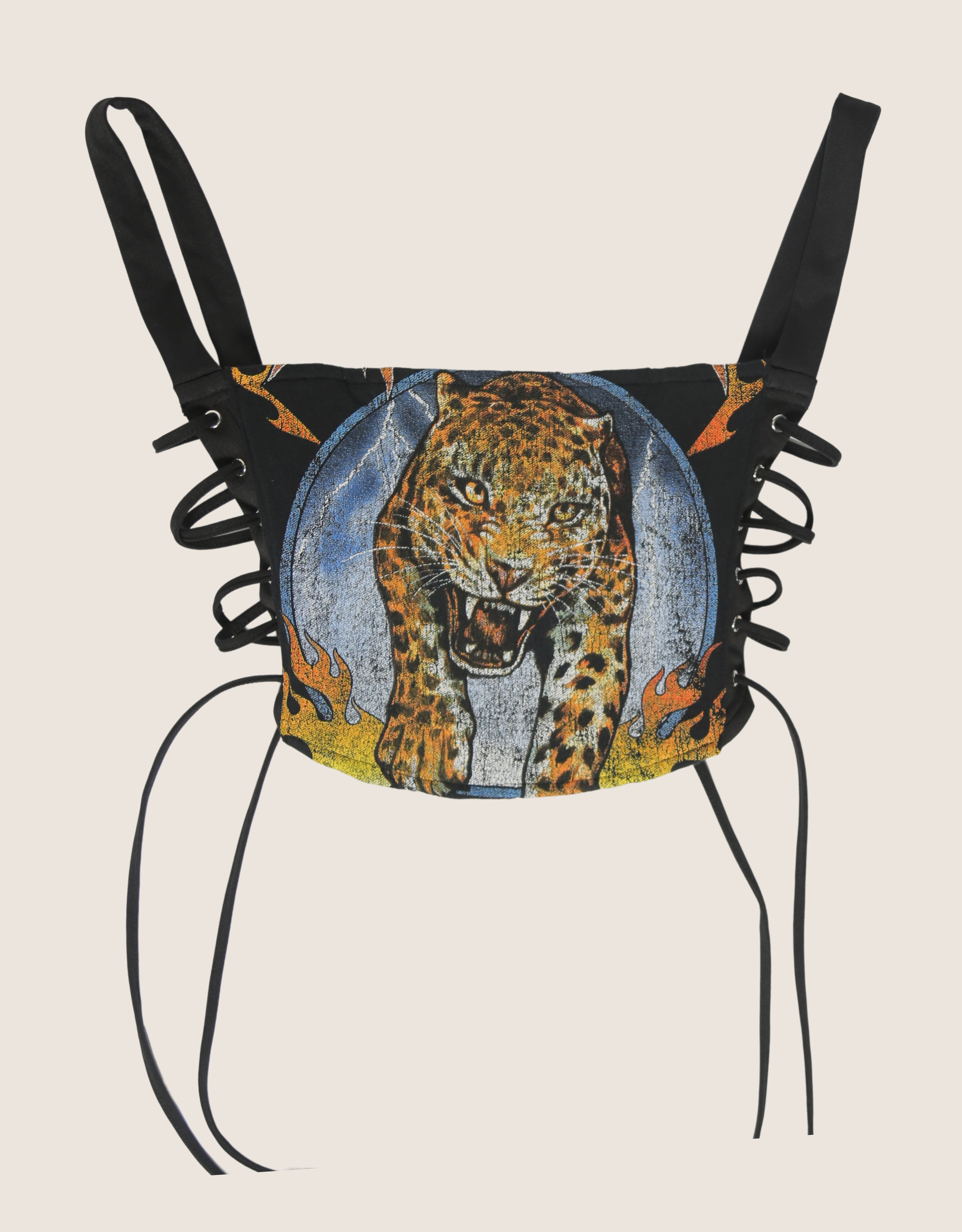 def leppard reworked corset with matching shrug (M)