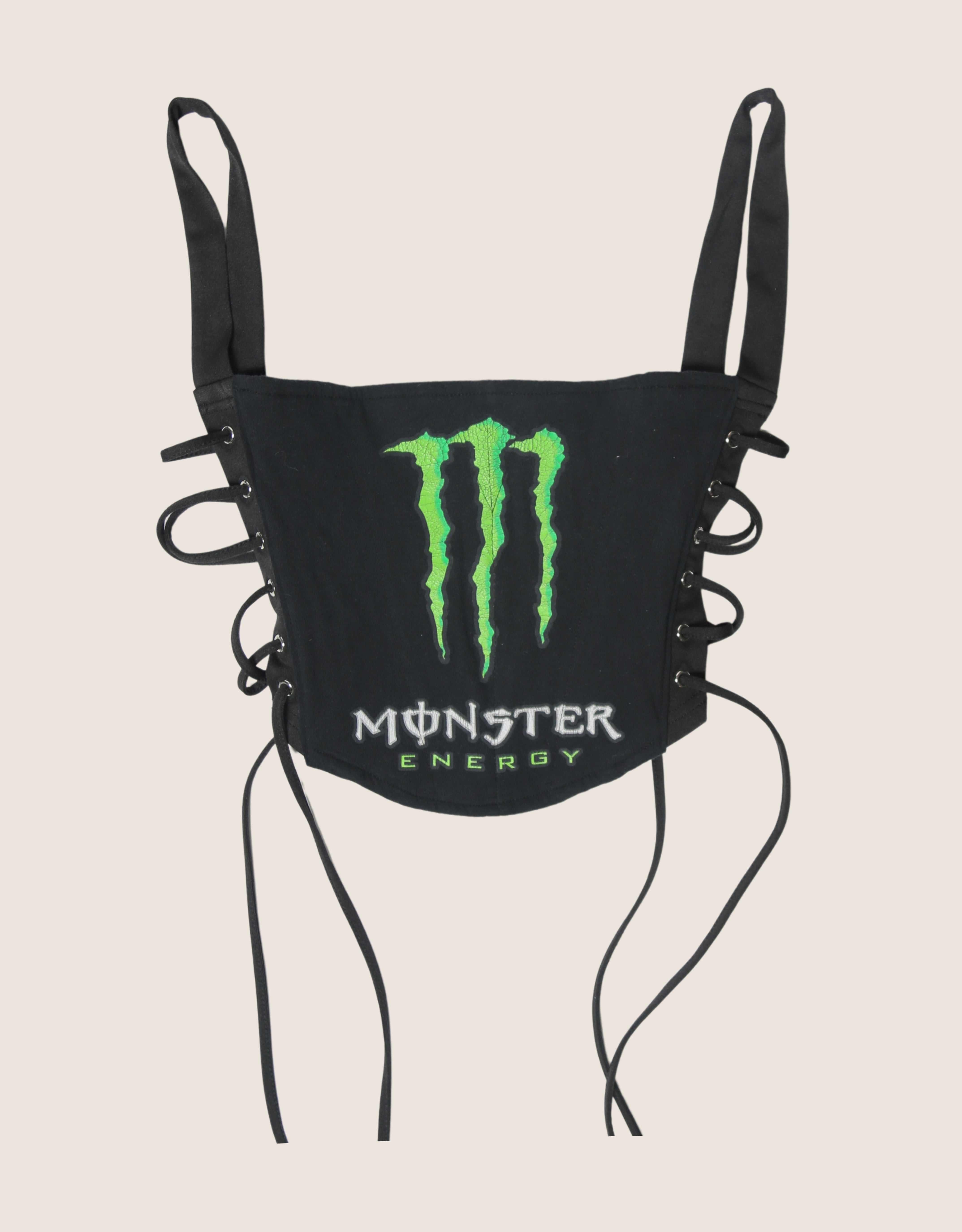 monster side lace cropped corset (S)