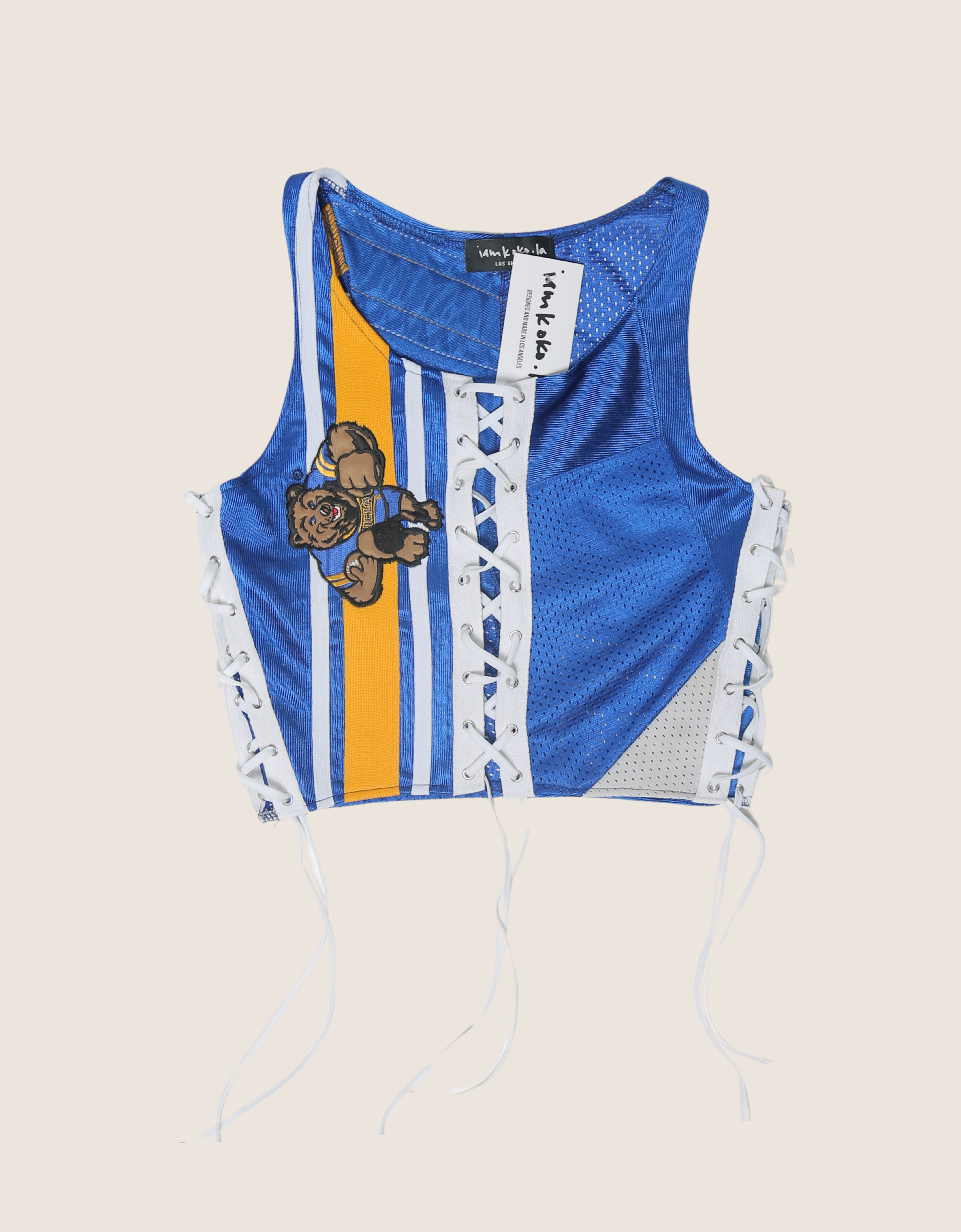 ucla bruins all laced up reworked tank (s/m)