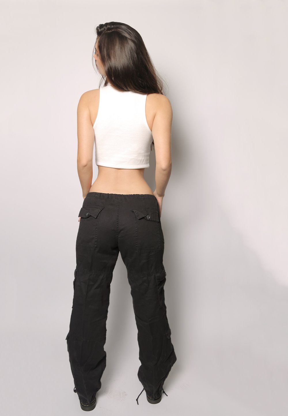 low waisted military pants