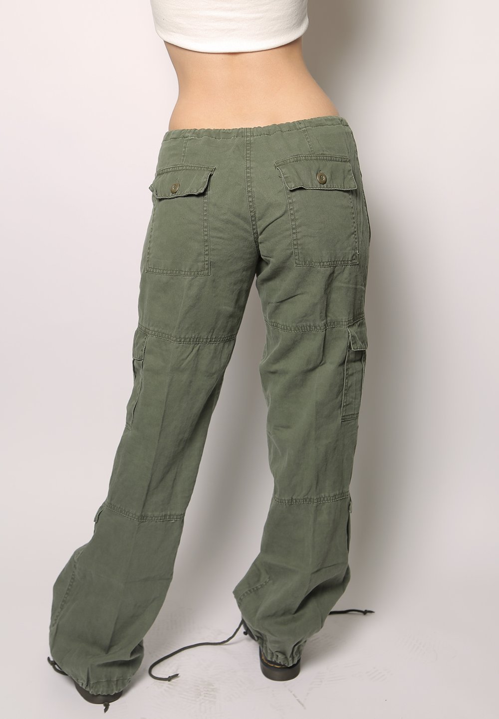 low waisted military pants