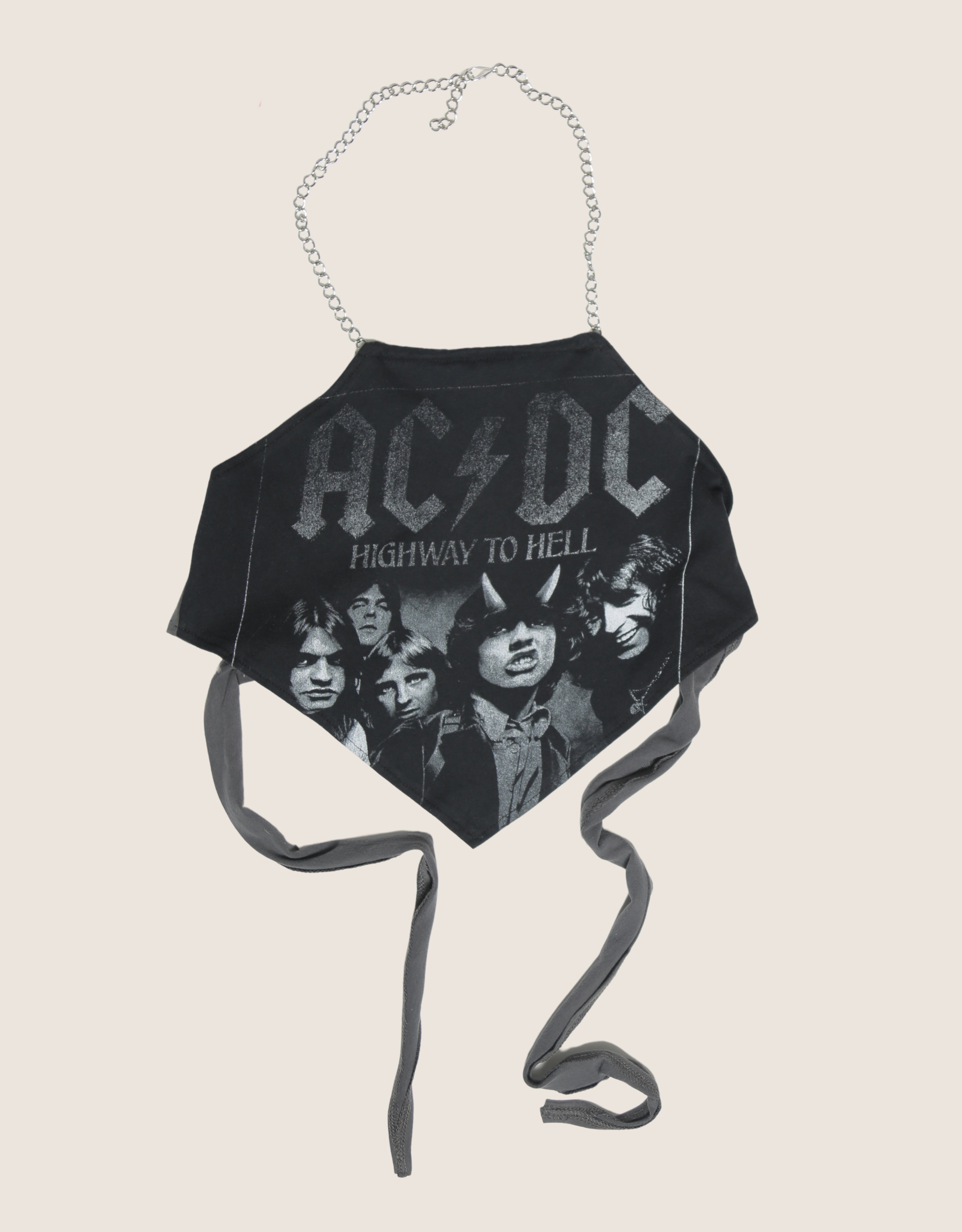 acdc chain halter top