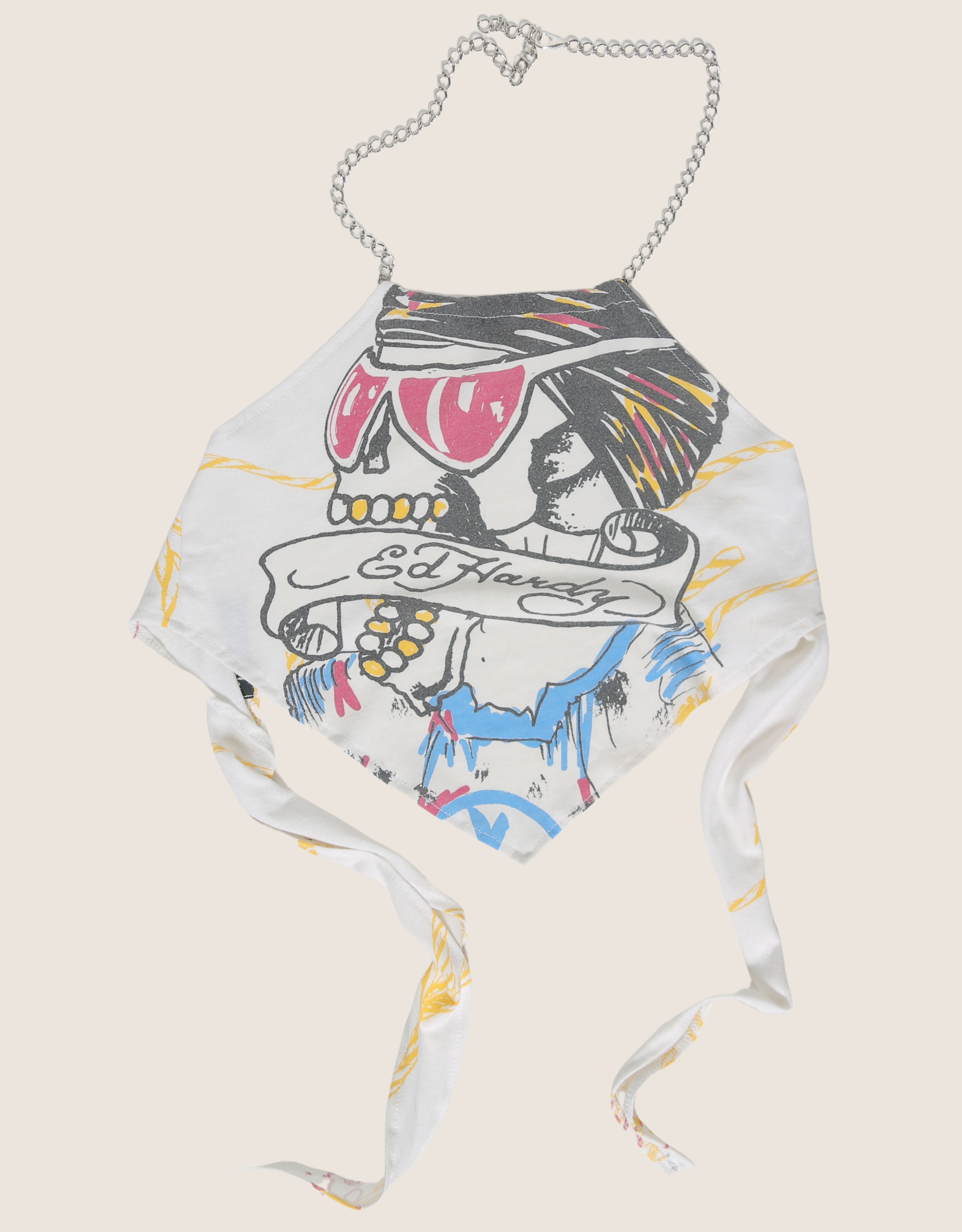 ed hardy chain halter top