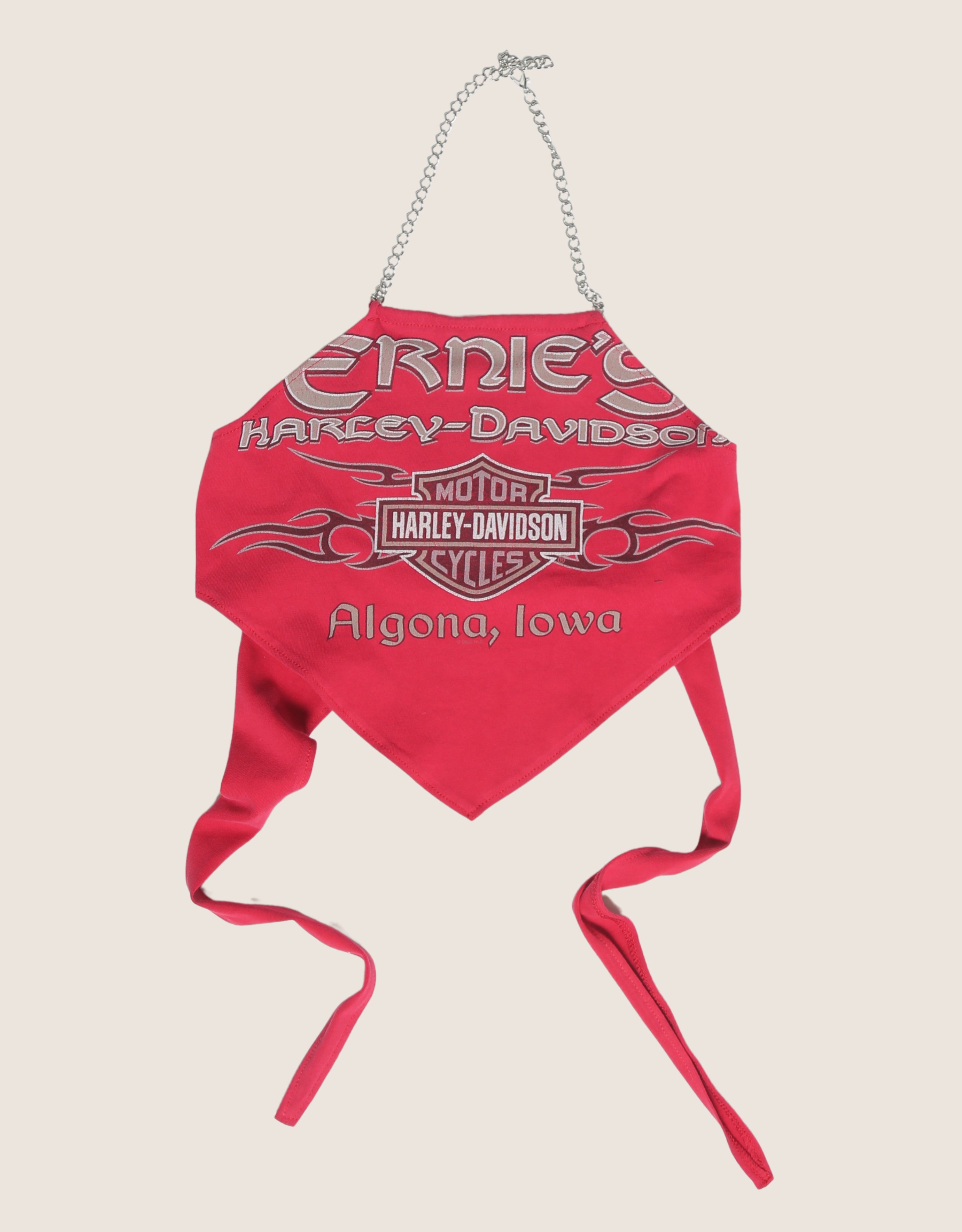 ernie's harley chain halter top