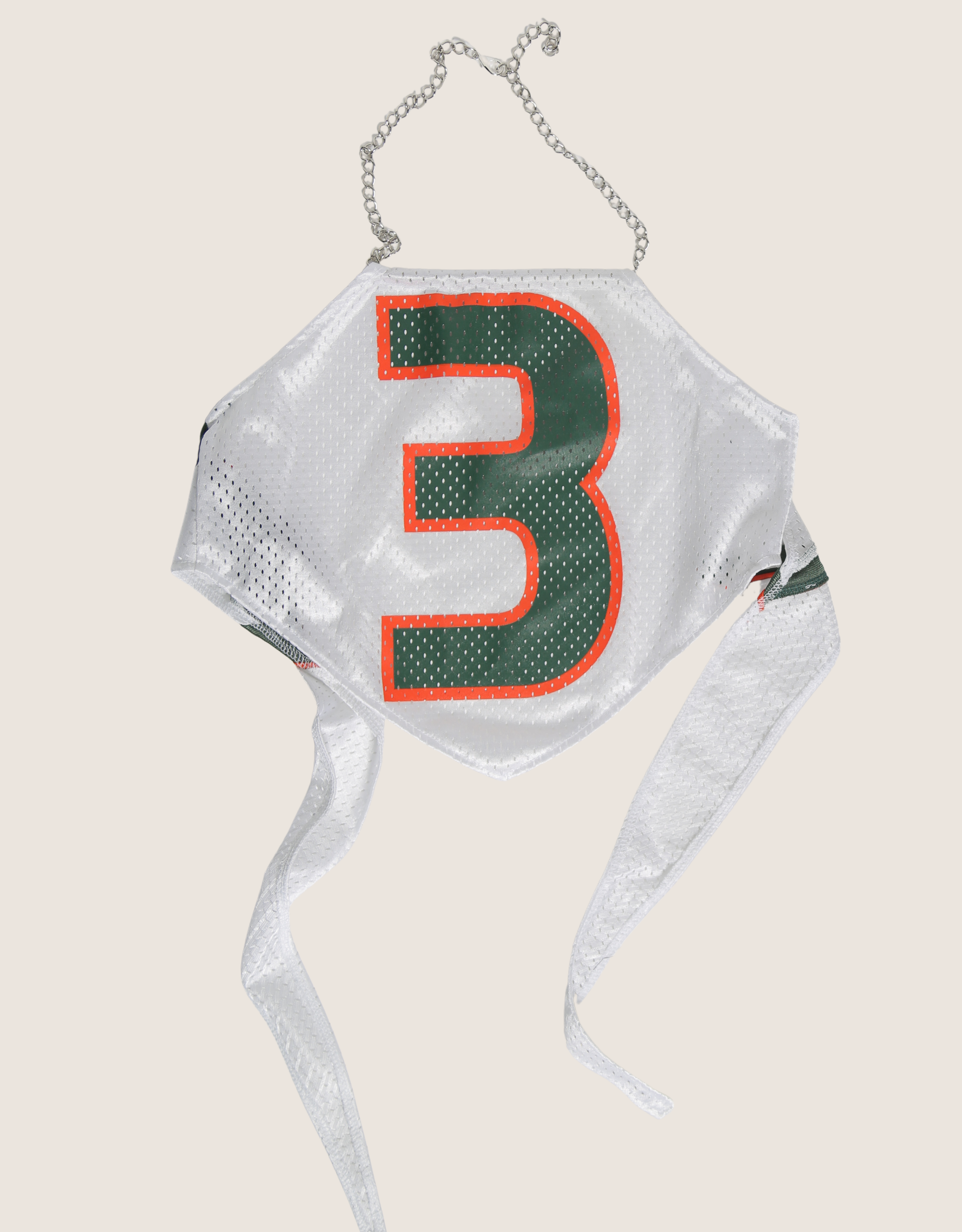 #3 jersey chain halter top