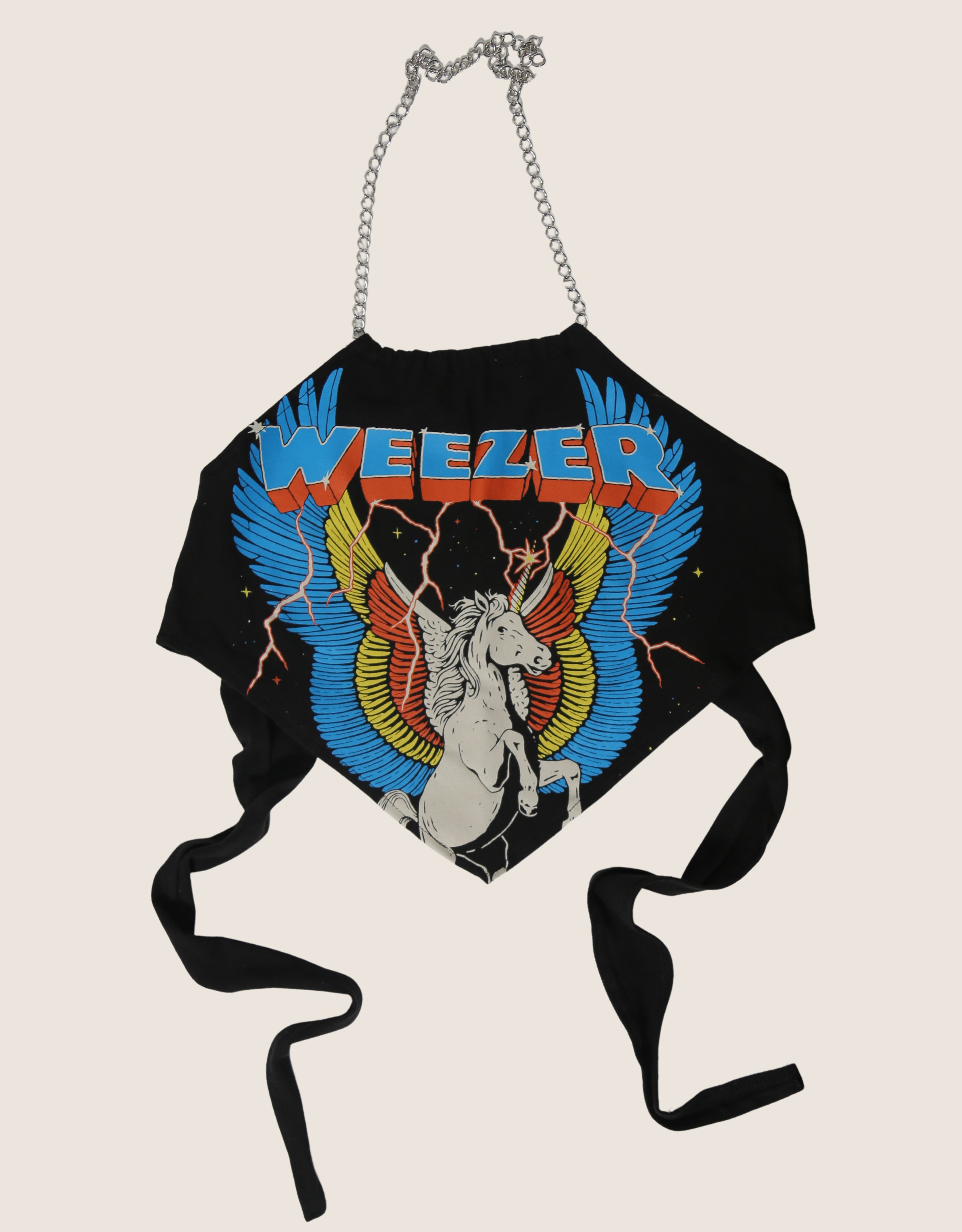 weezer chain halter top