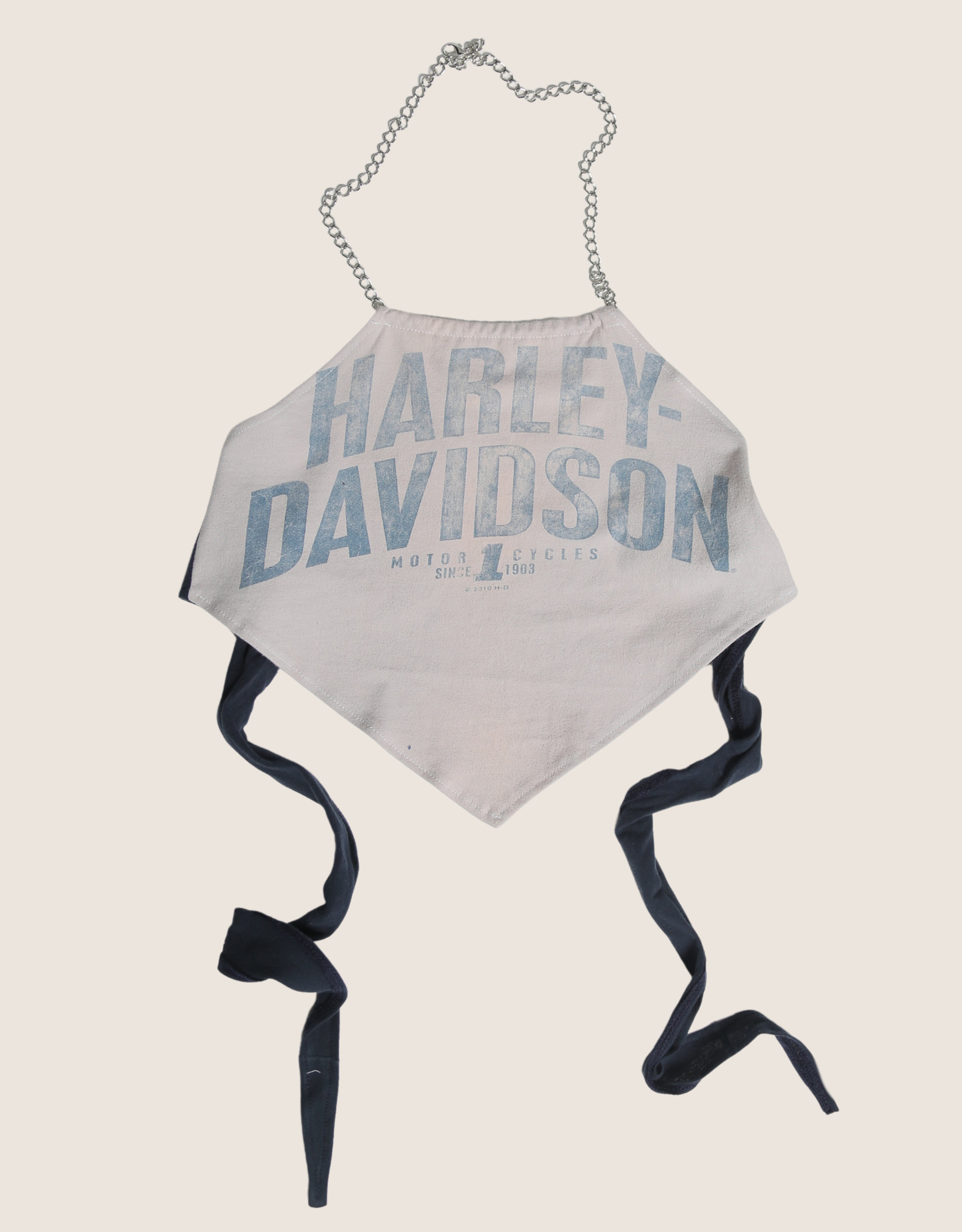 harley davidson chain halter top