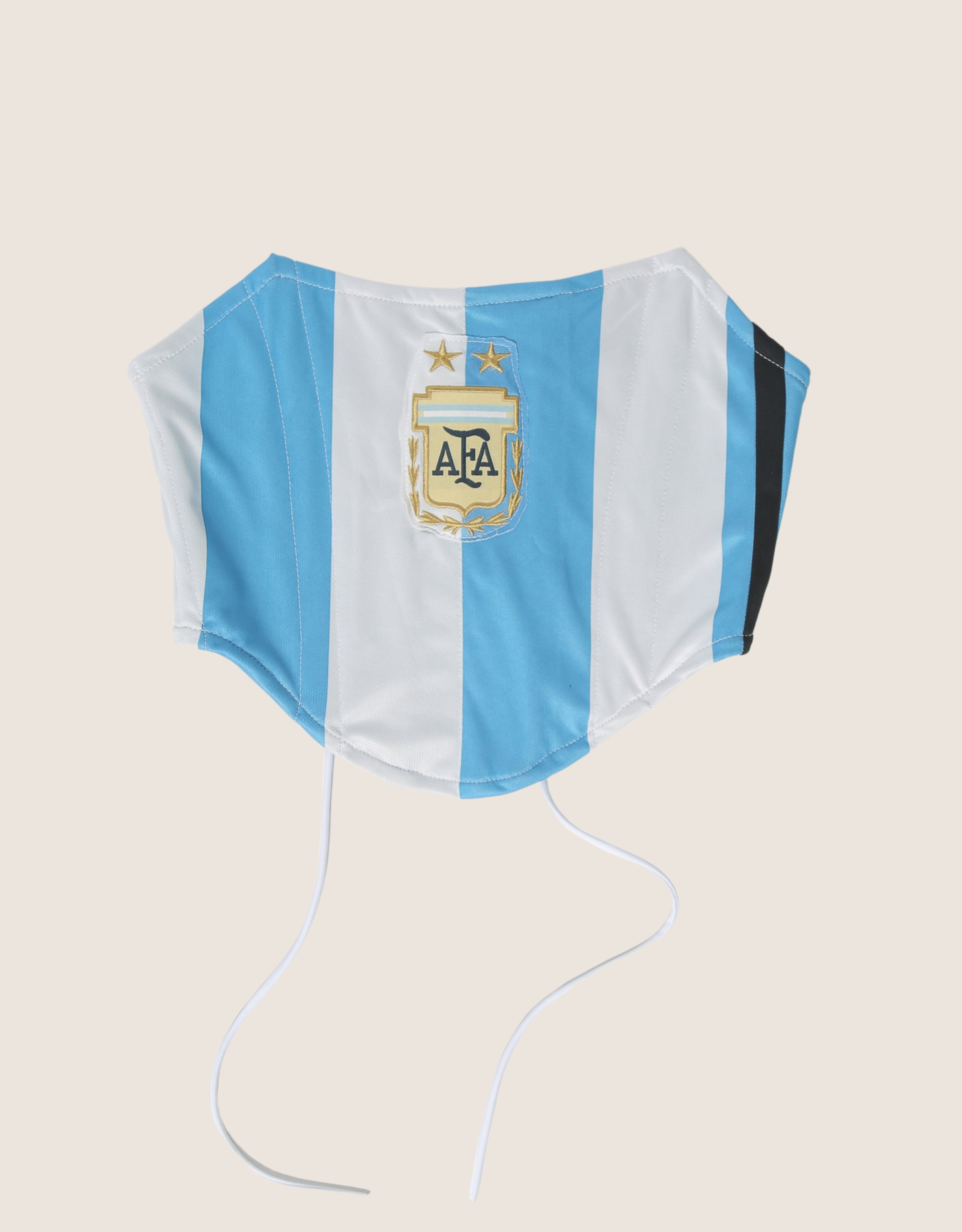 Argentina reworked strapless corset with matching shrug