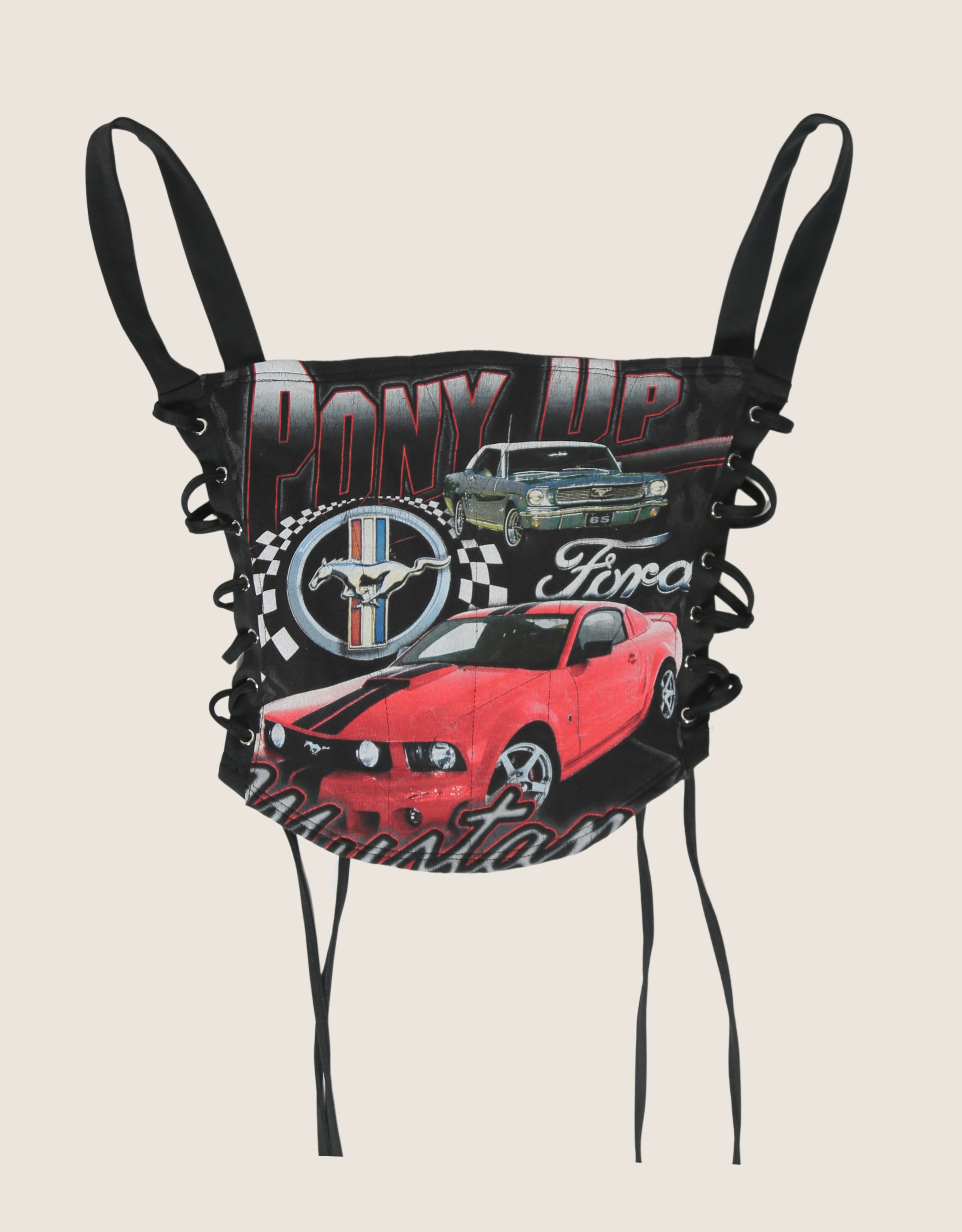 Chevy side lace full length corset (M/L)
