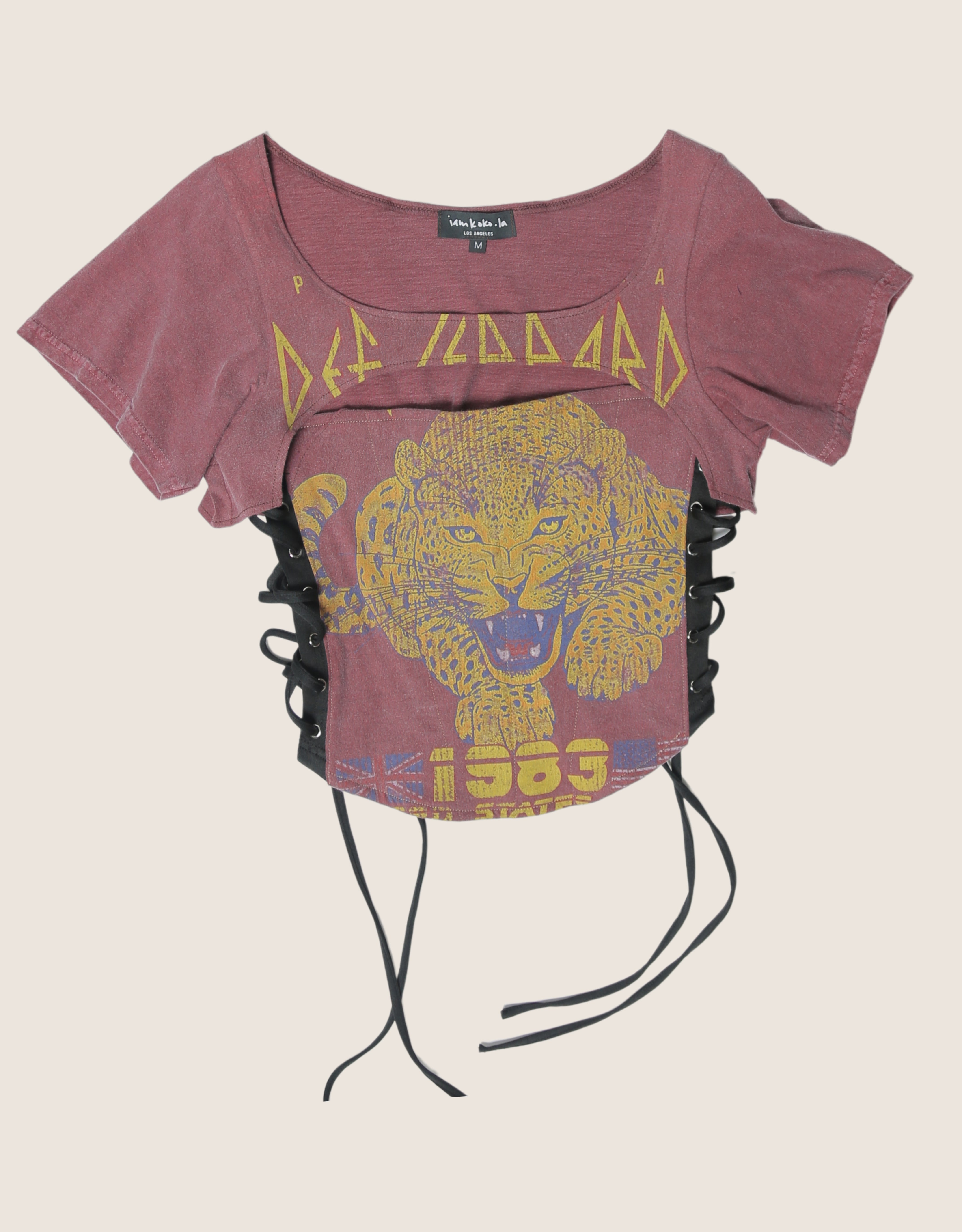def leppard reworked corset with matching shrug (M)
