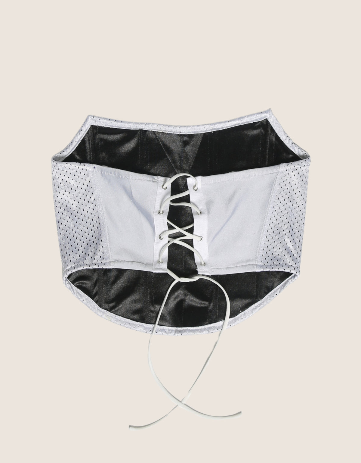 #88 reworked cropped corset with matching shrug (M)