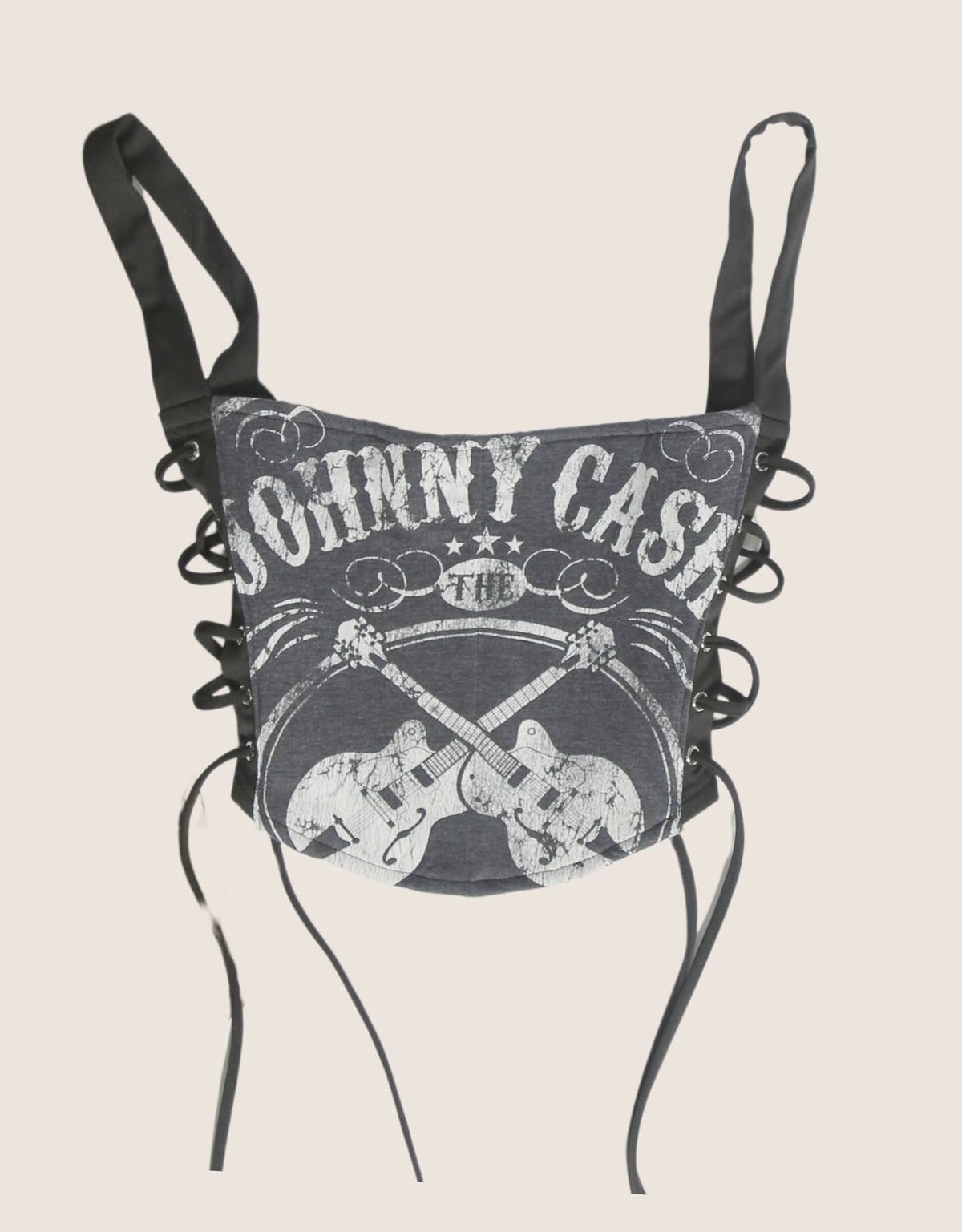 johnny cash reworked corset with matching shrug (S)