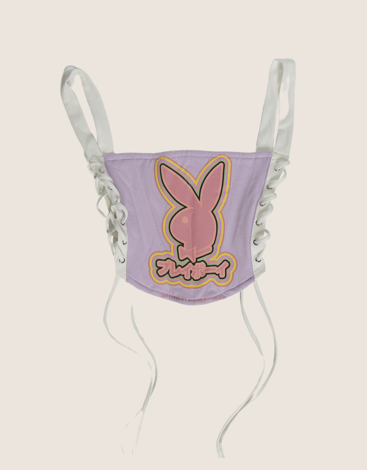 playboy side lace cropped corset (S)