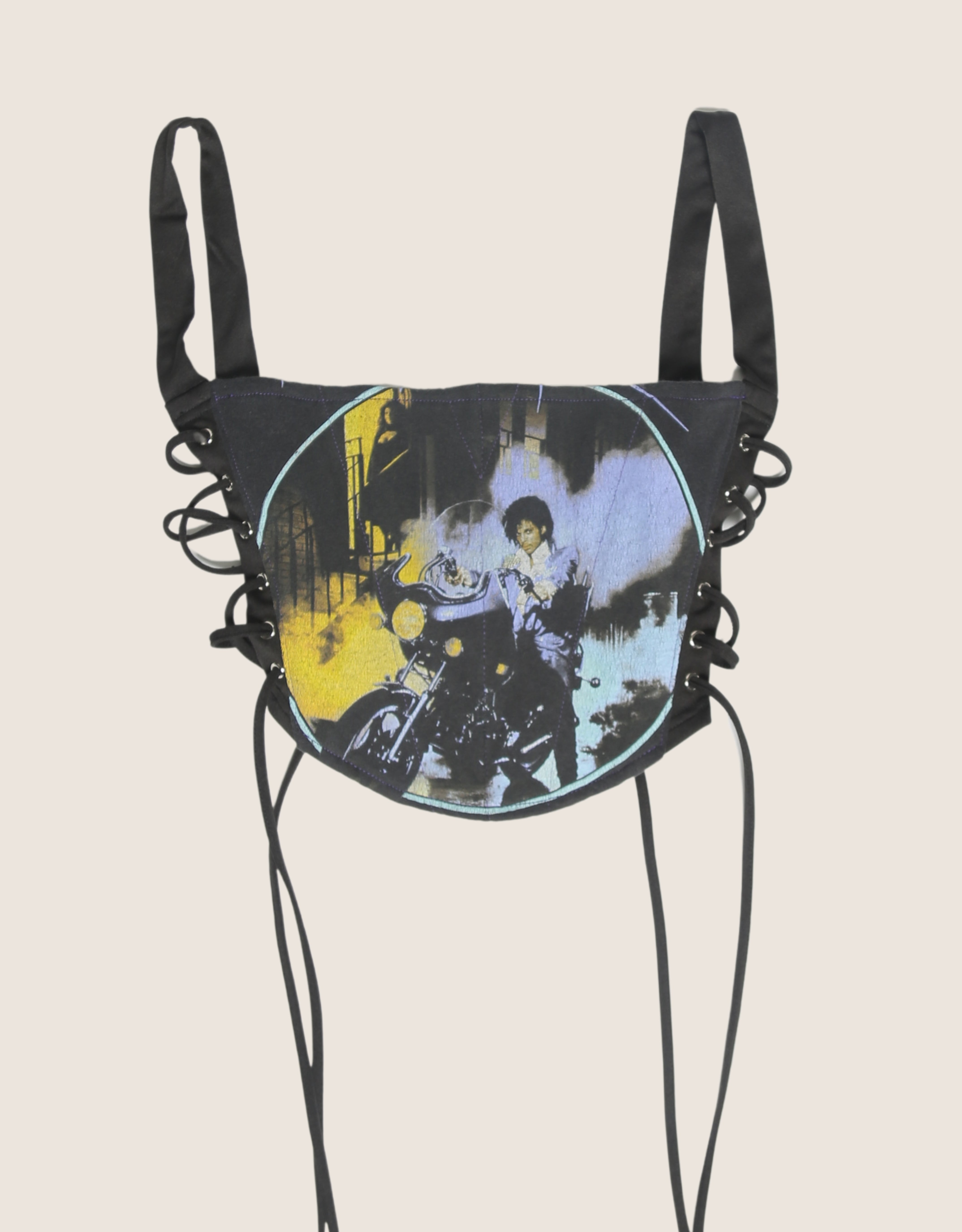 prince reworked corset with matching shrug (S)