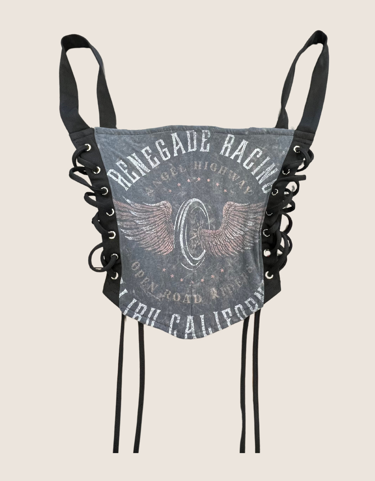 renegade racing side lace full length corset (XS/S)