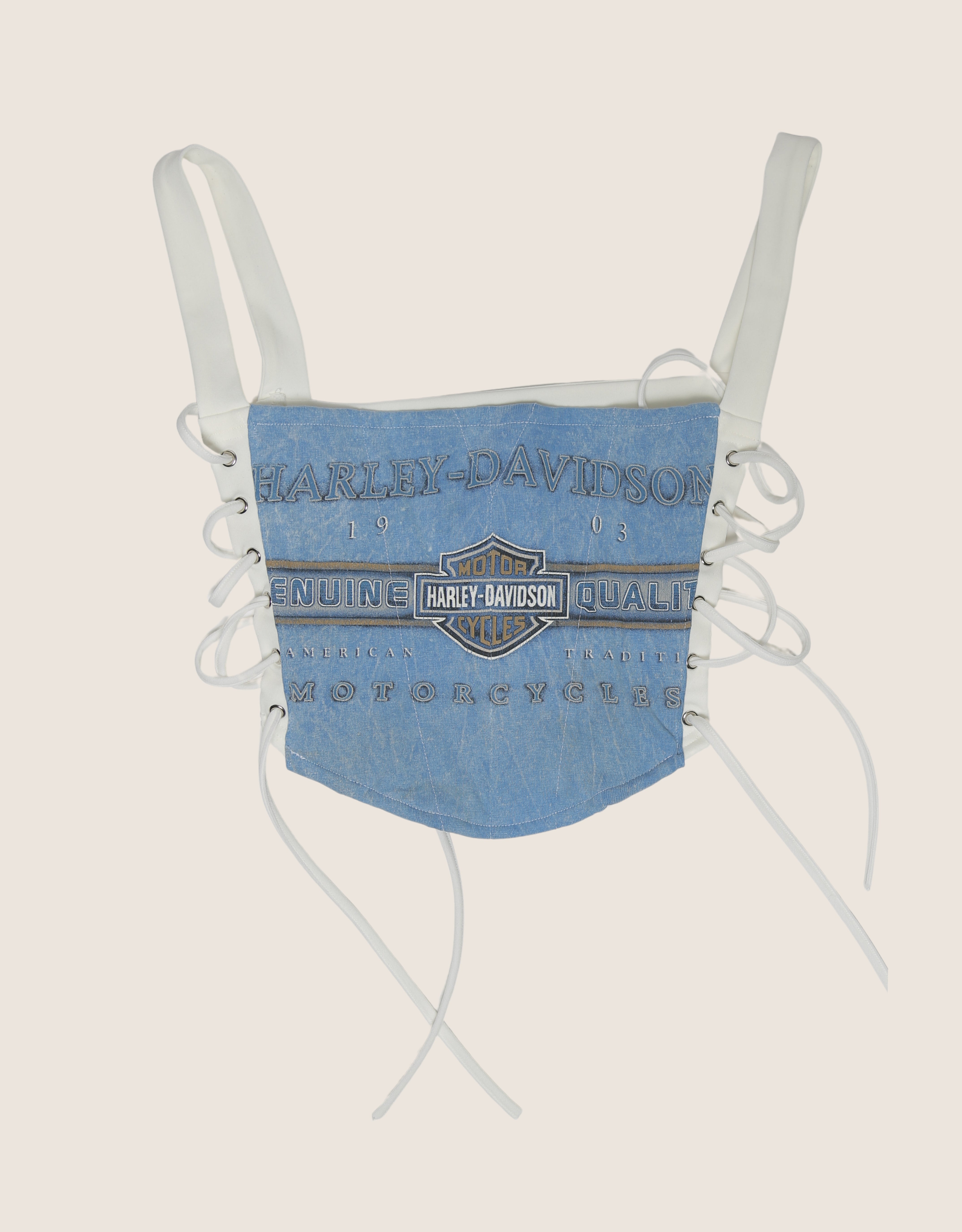 harley teal reworked corset with matching shrug (s)
