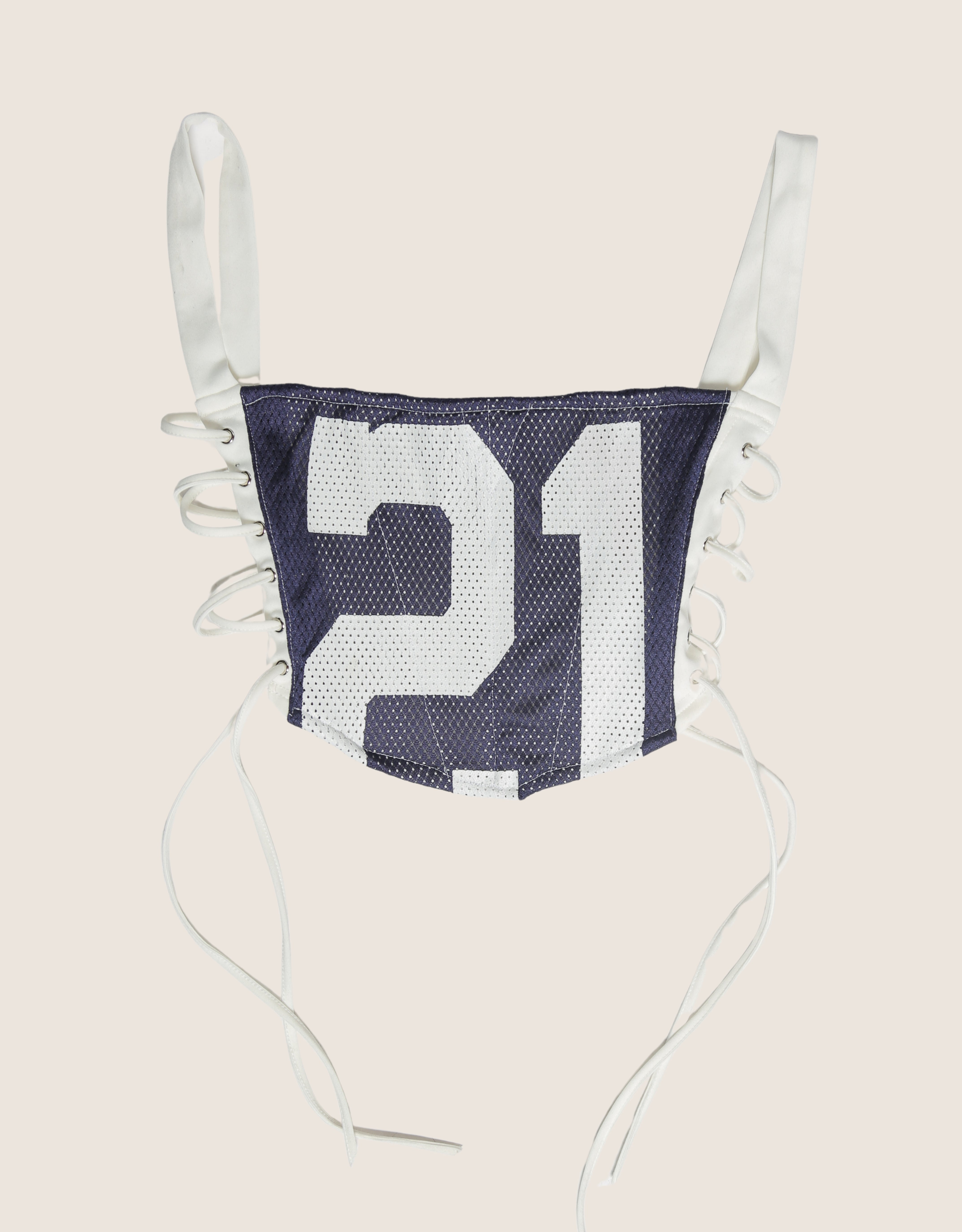 cowboys reworked corset with matching shrug (medium)