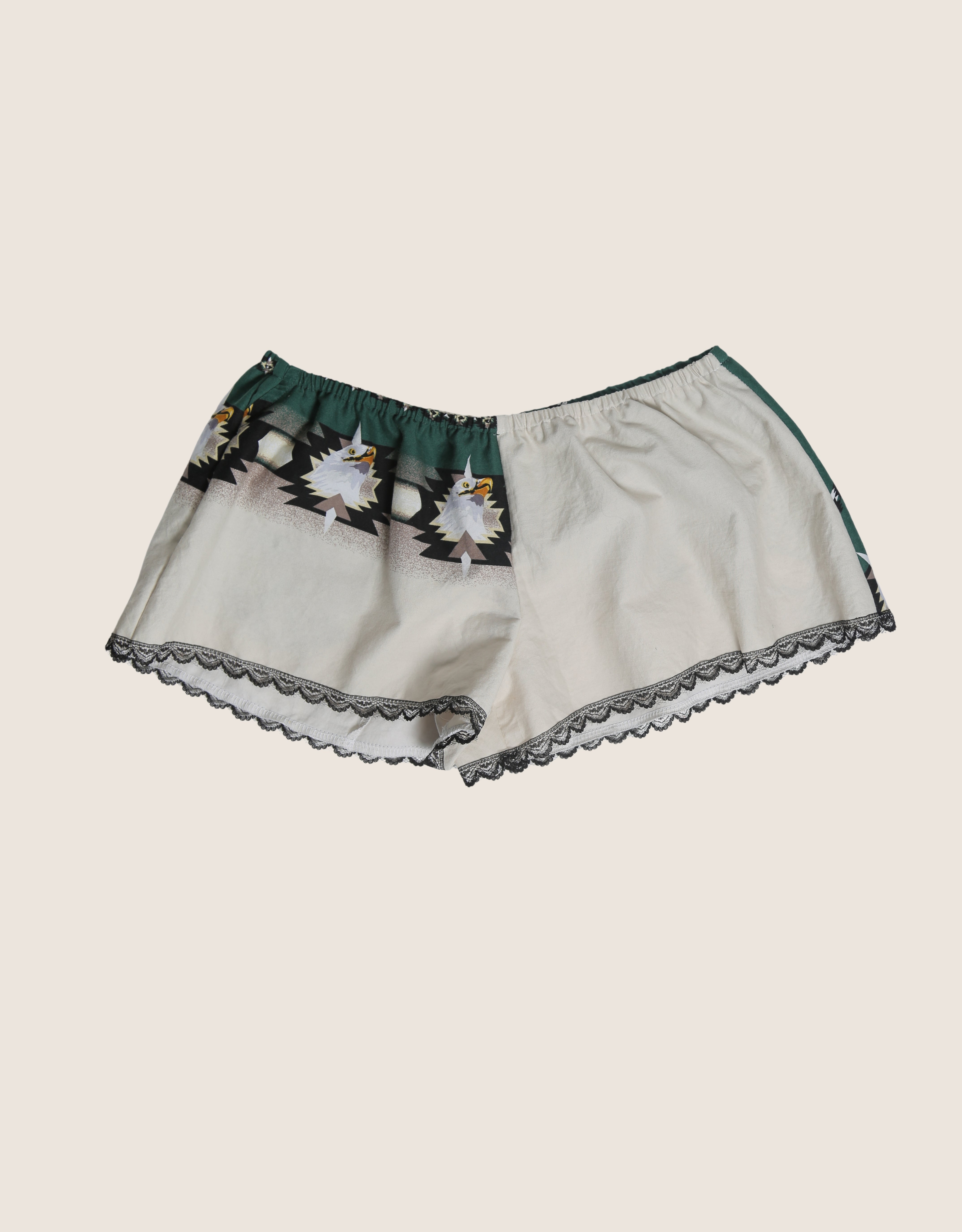 eagle western reworked mini shorts (s)