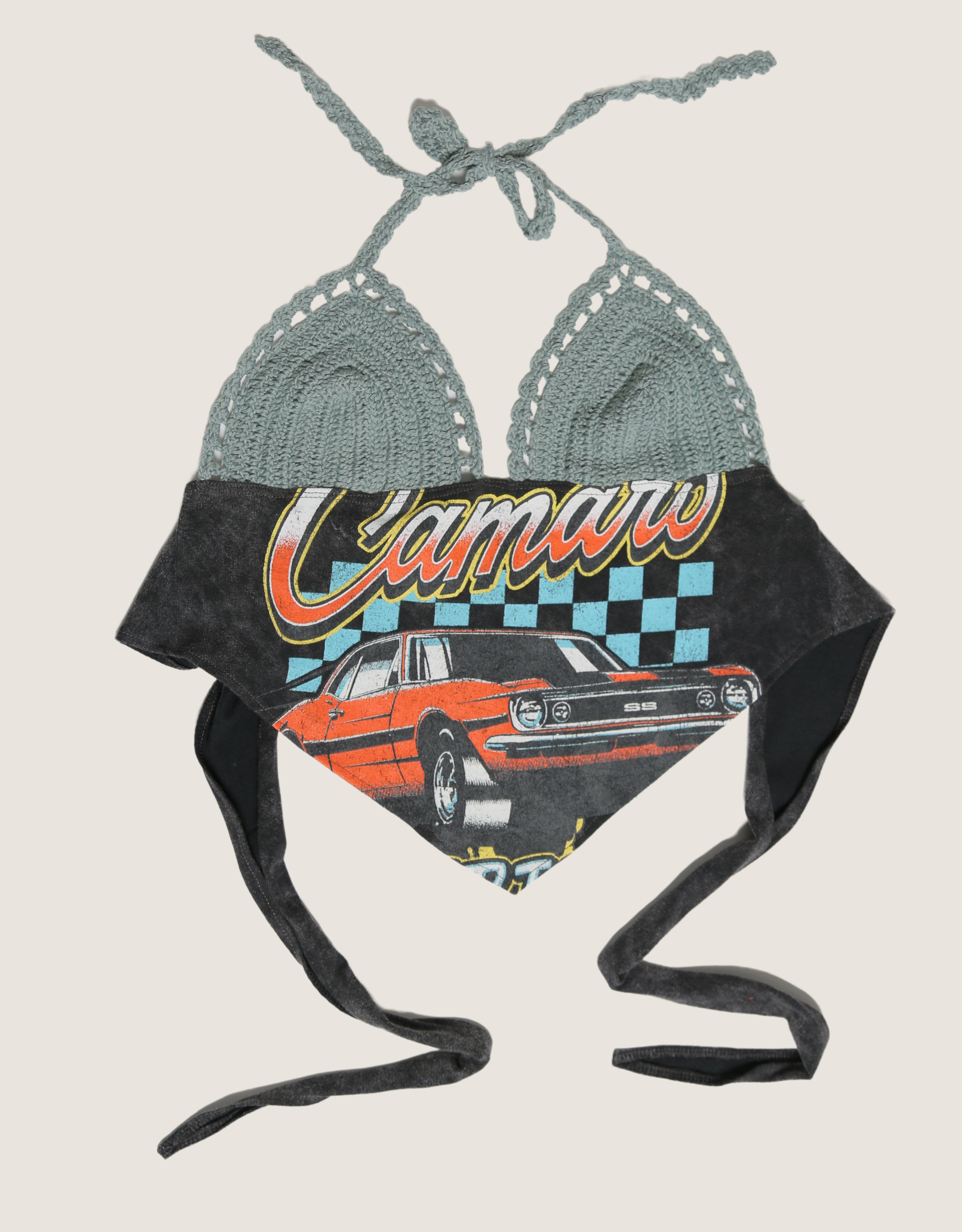 camaro crochet halter top