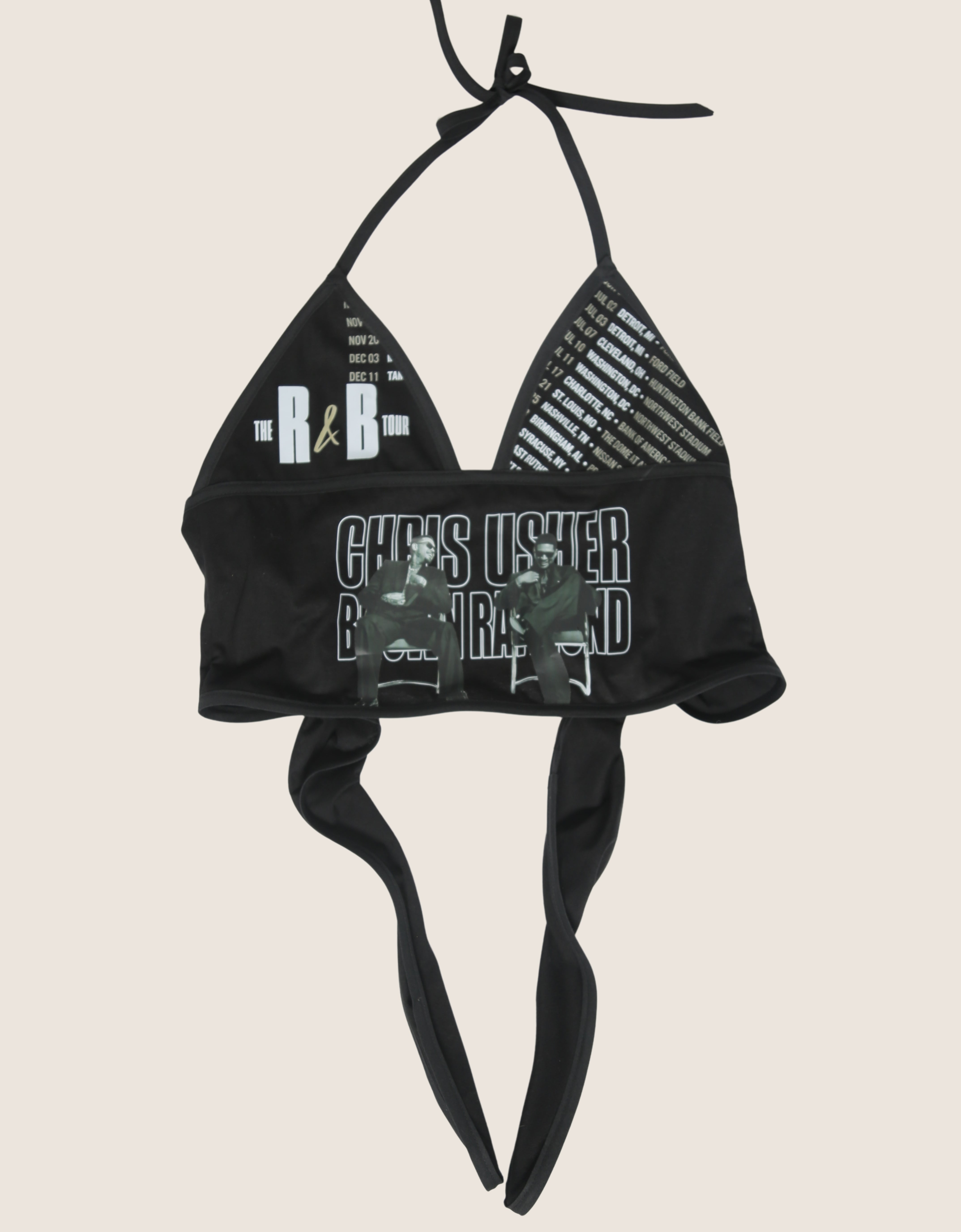 usher & chris brown halter top (m)