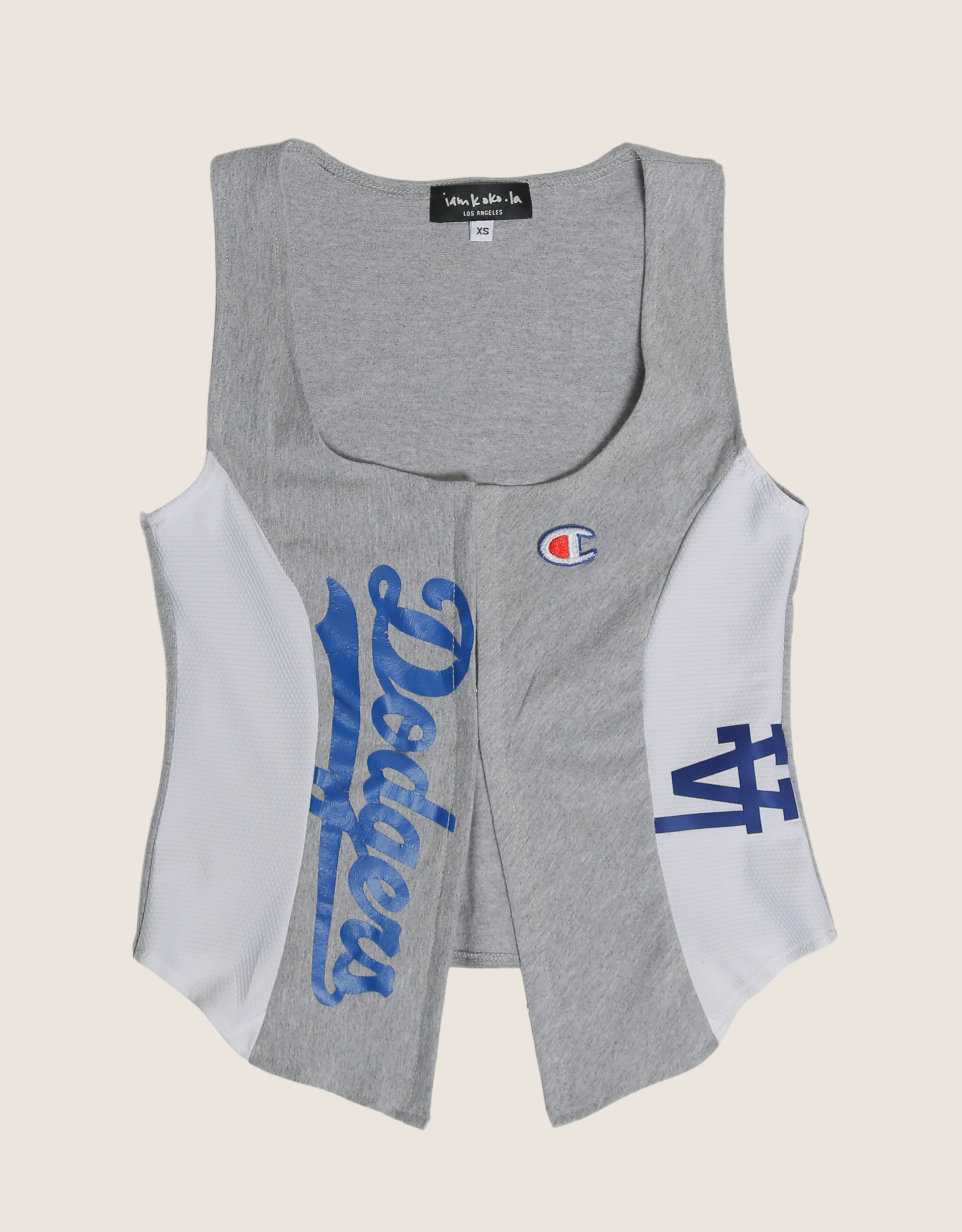 dodgers hook and eye tank (xs/s)