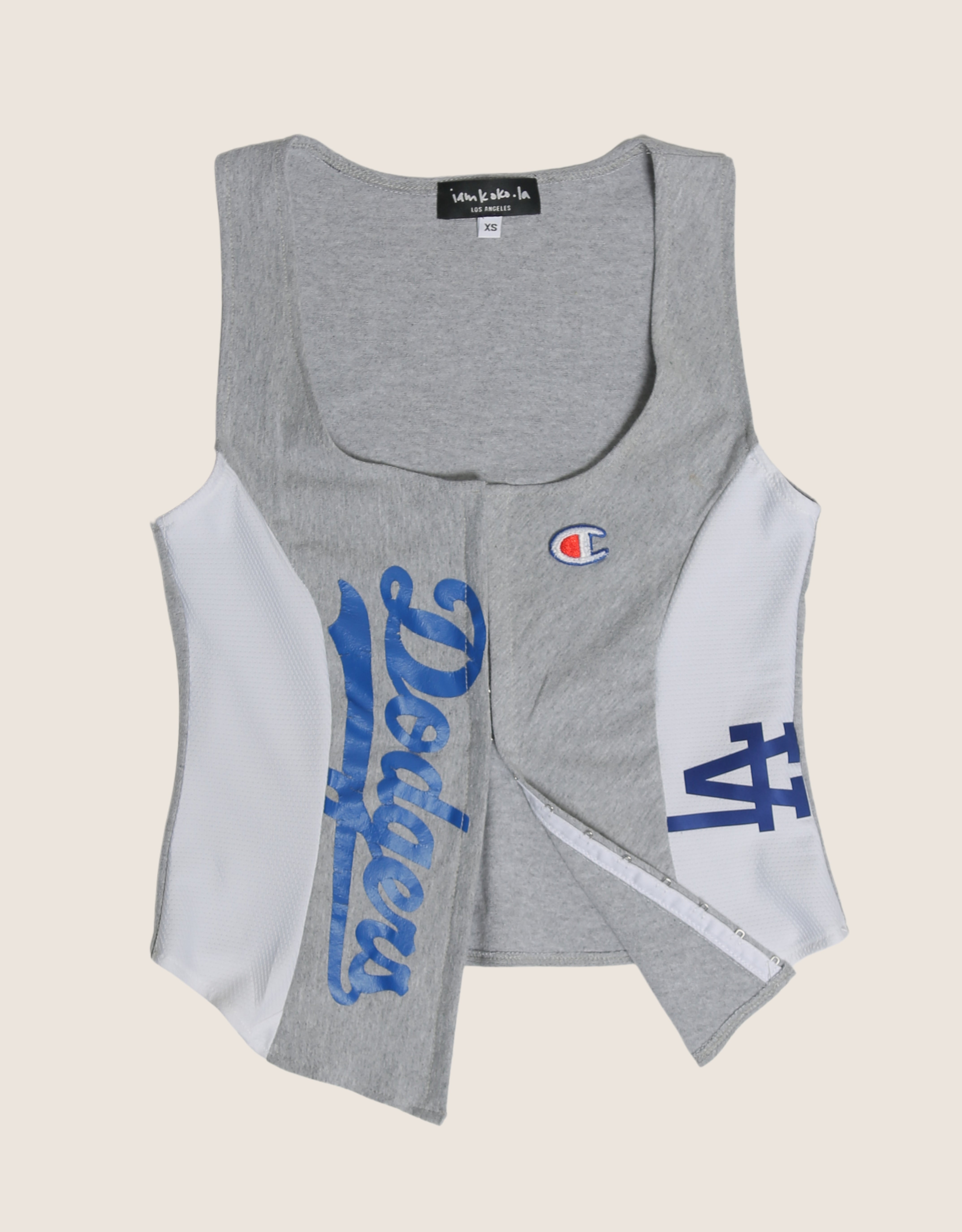 dodgers hook and eye tank (xs/s)