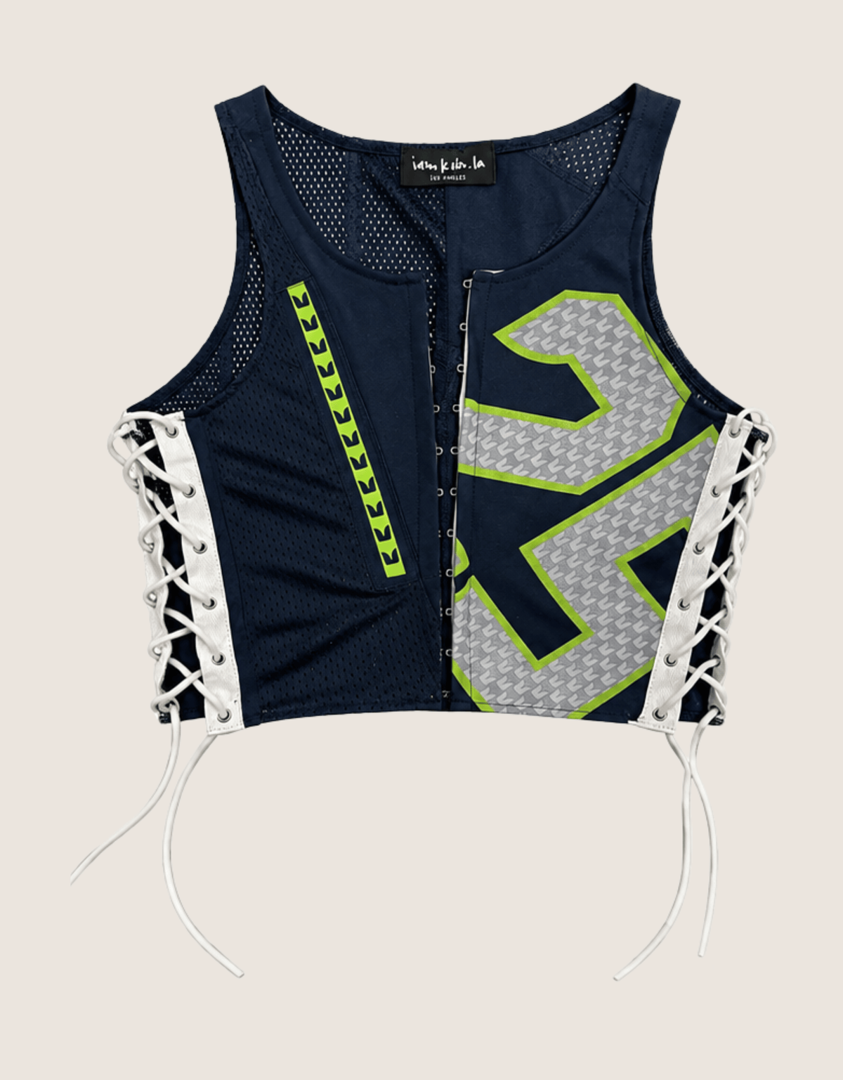 #25 hook and lace cropped tank (XS/S)