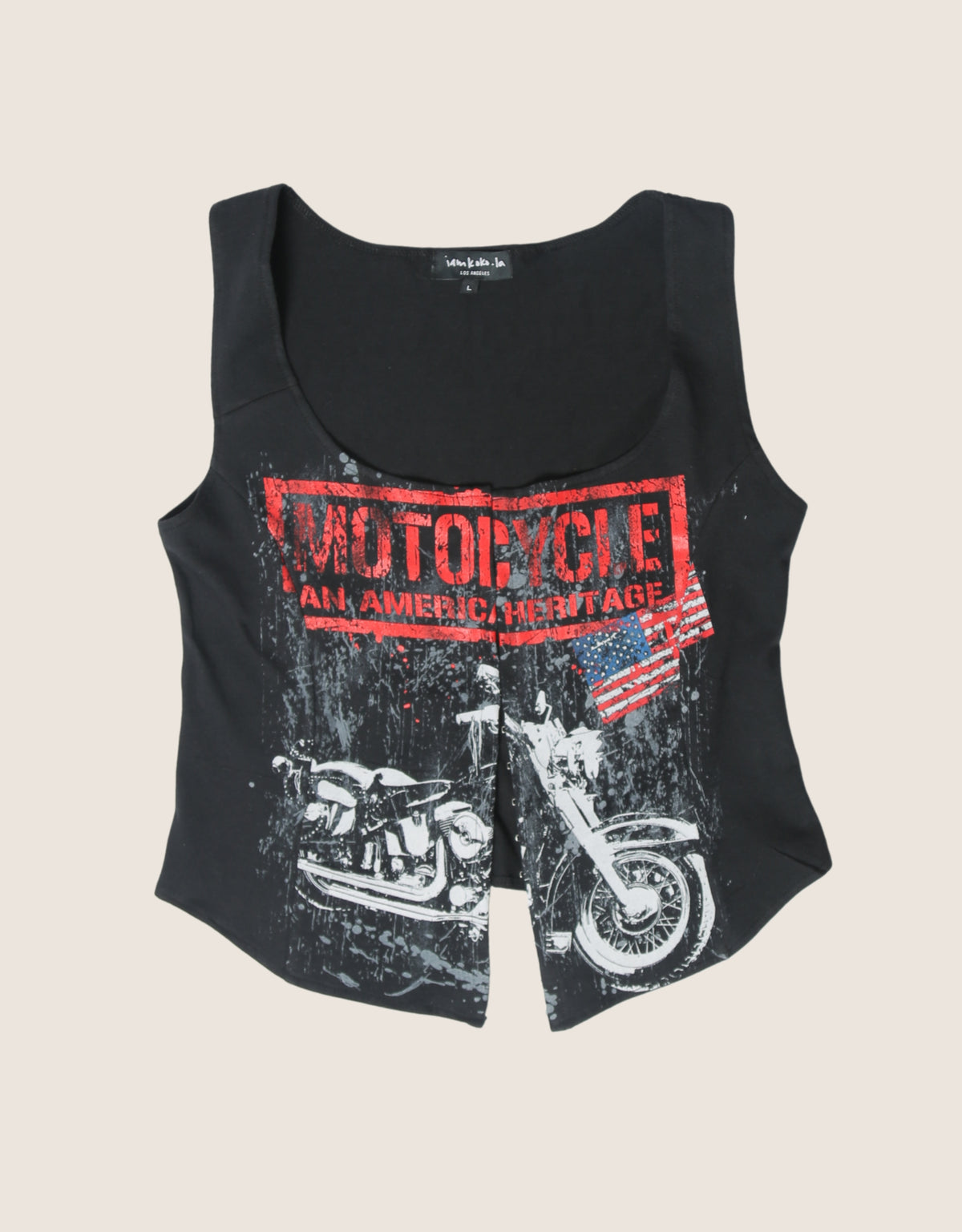 motorcycle hook and eye tank (L)