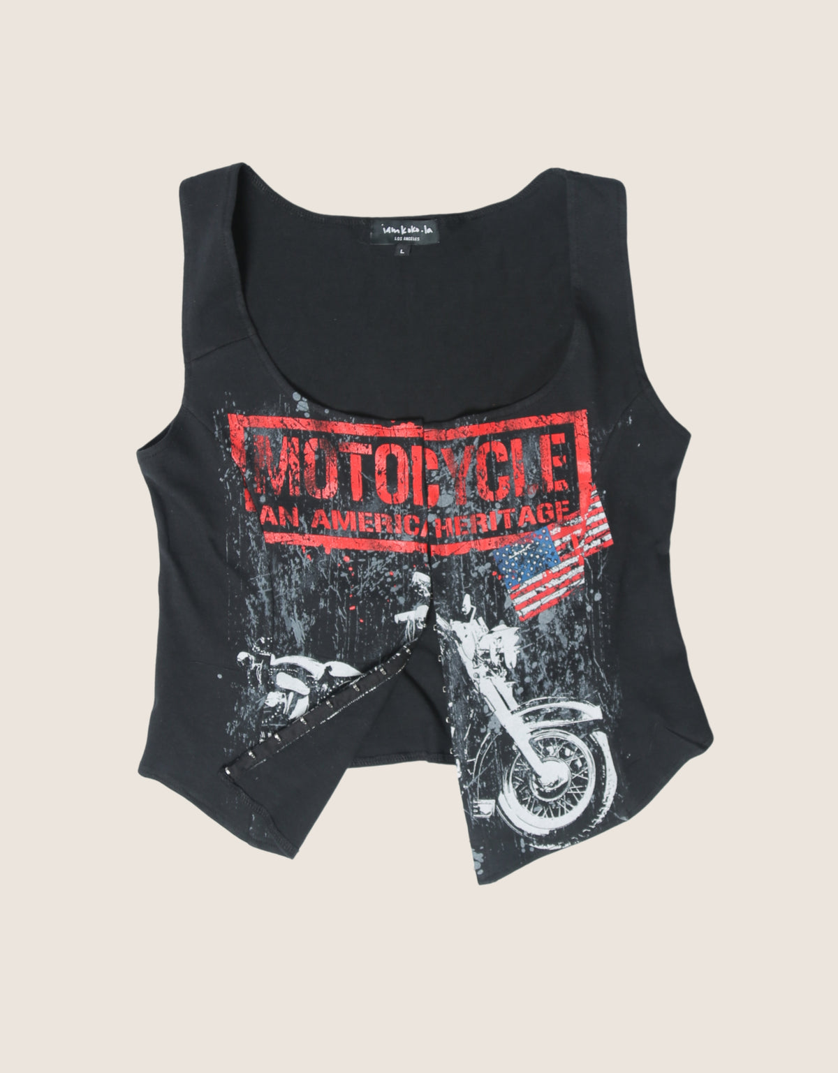 motorcycle hook and eye tank (L)