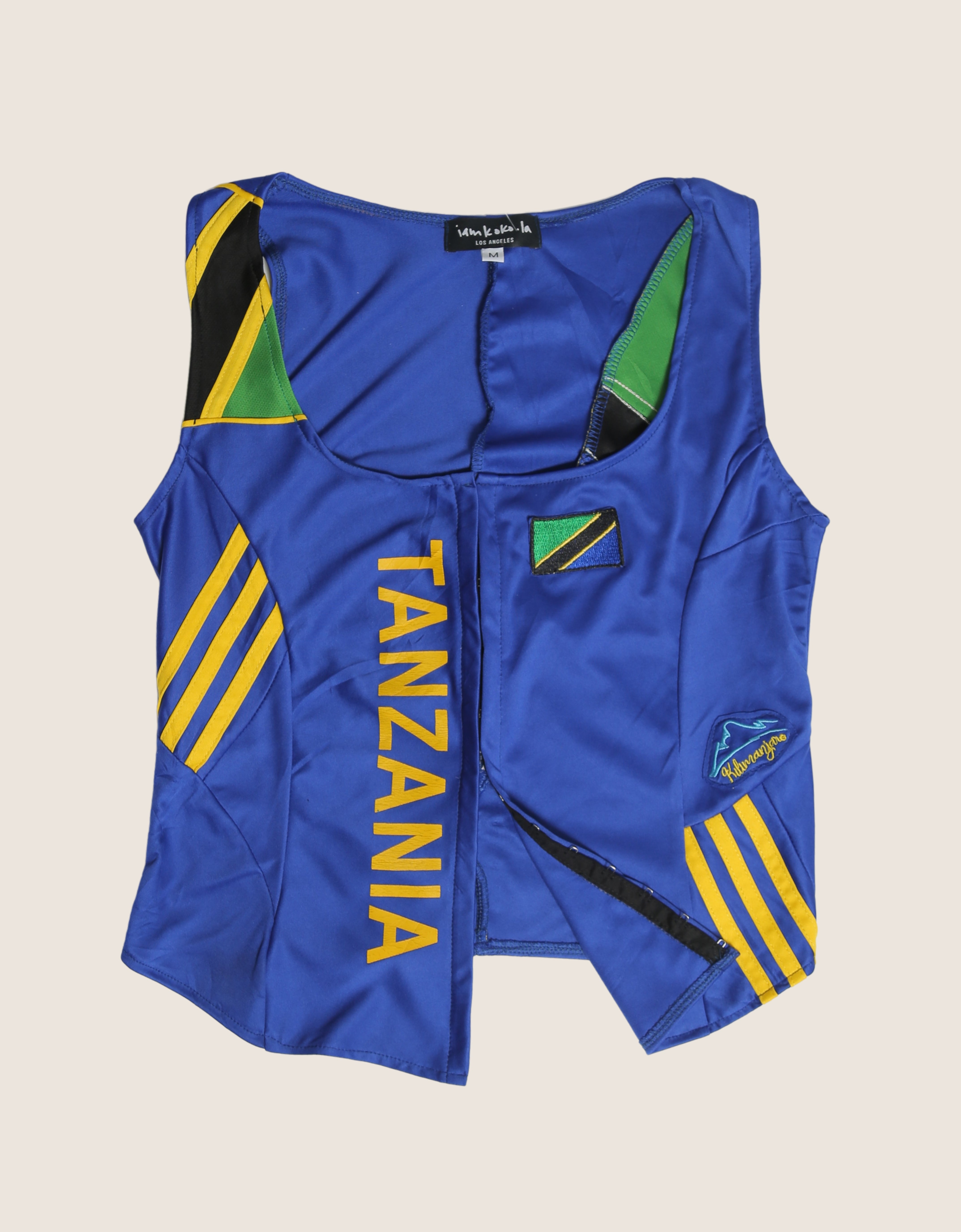 tanzania soccer hook and eye tank (m)