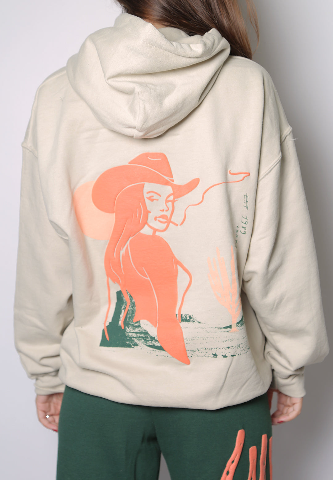 howdy cowboy iamkoko.la original hoodie sweatshirt