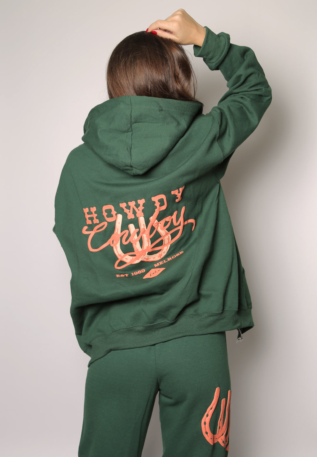 howdy cowboy iamkoko.la original zip hoodie