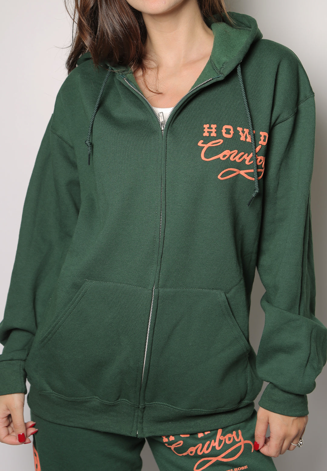 howdy cowboy iamkoko.la original zip hoodie