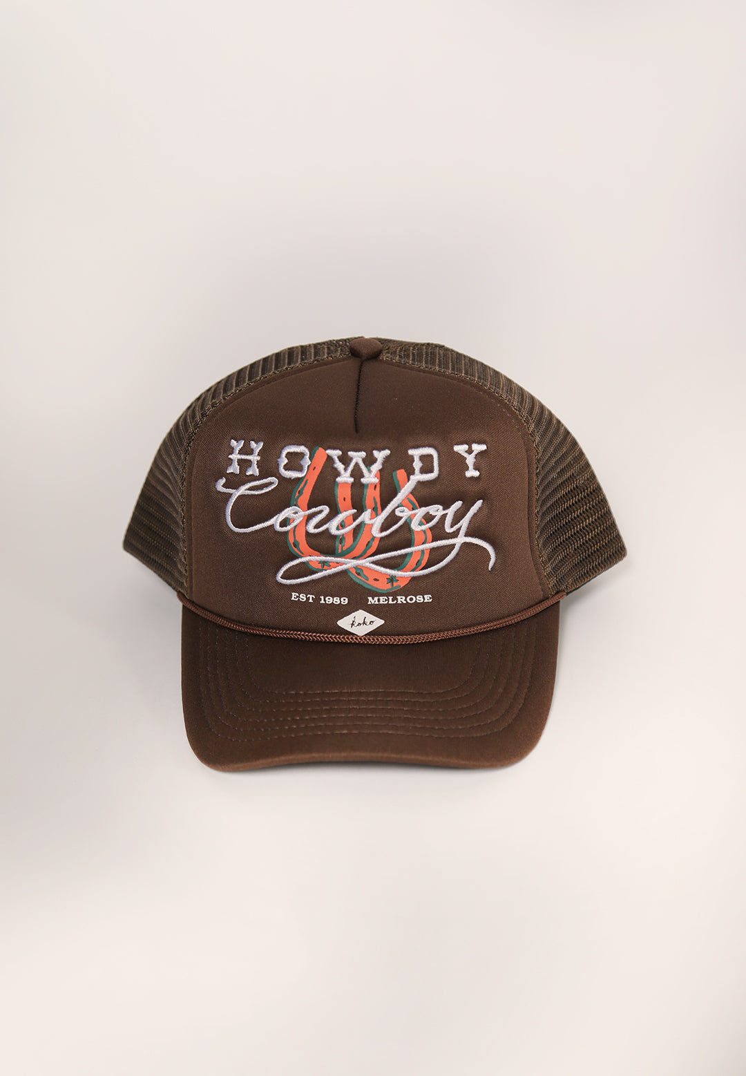 howdy cowboy trucker hats