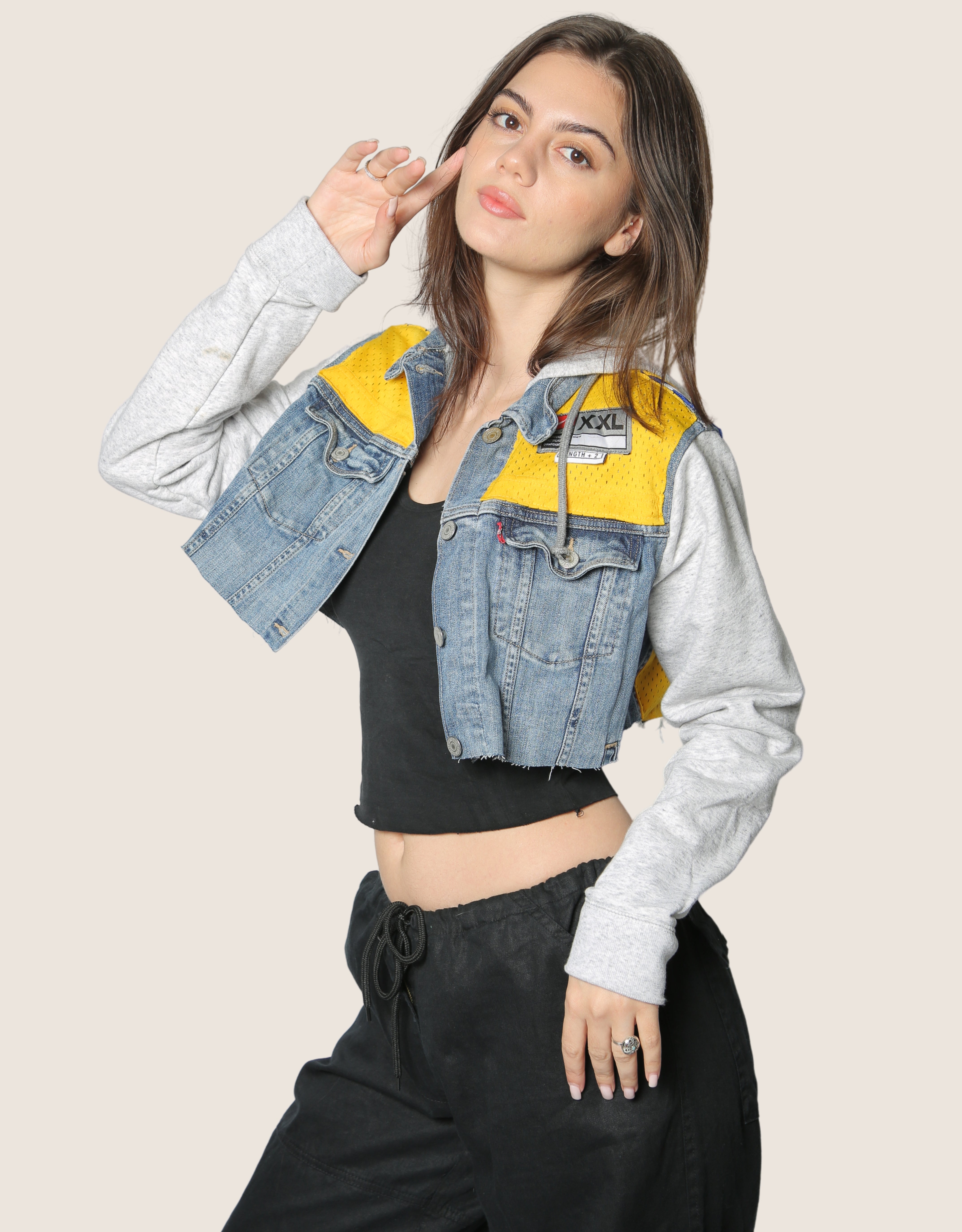Golden State Warriors reworked denim jacket