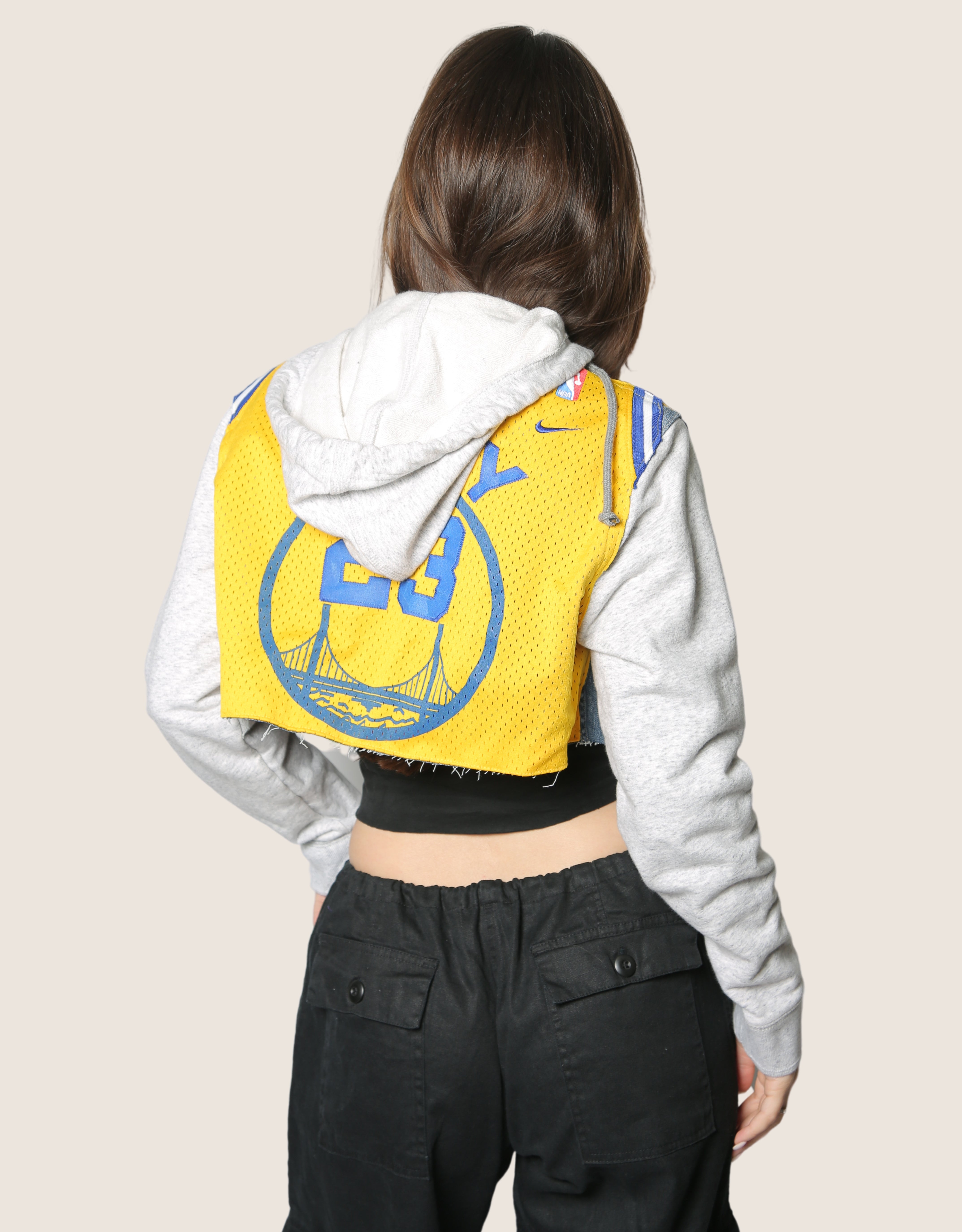 Golden State Warriors reworked denim jacket