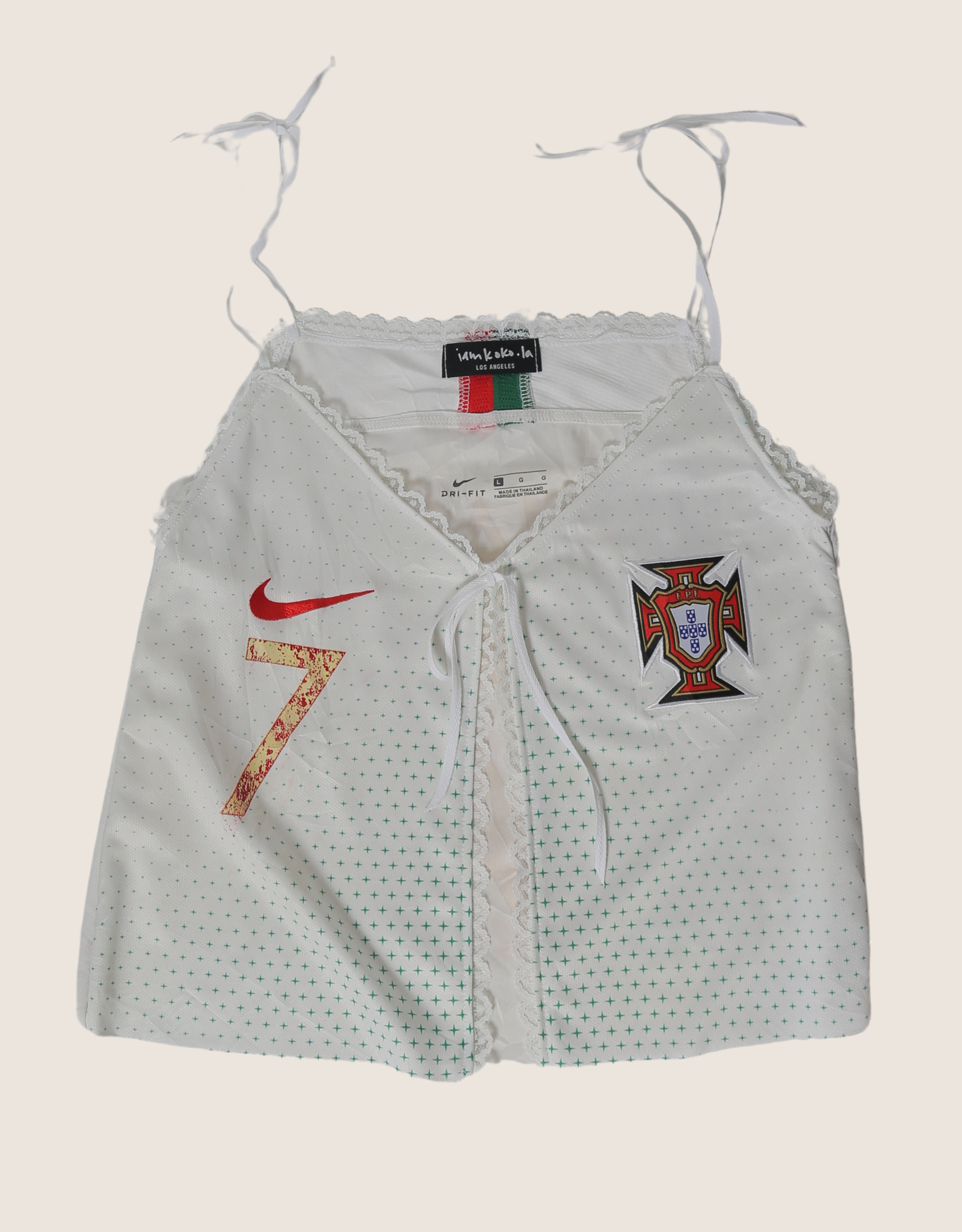 Portugal soccer reworked tie front tank (s)