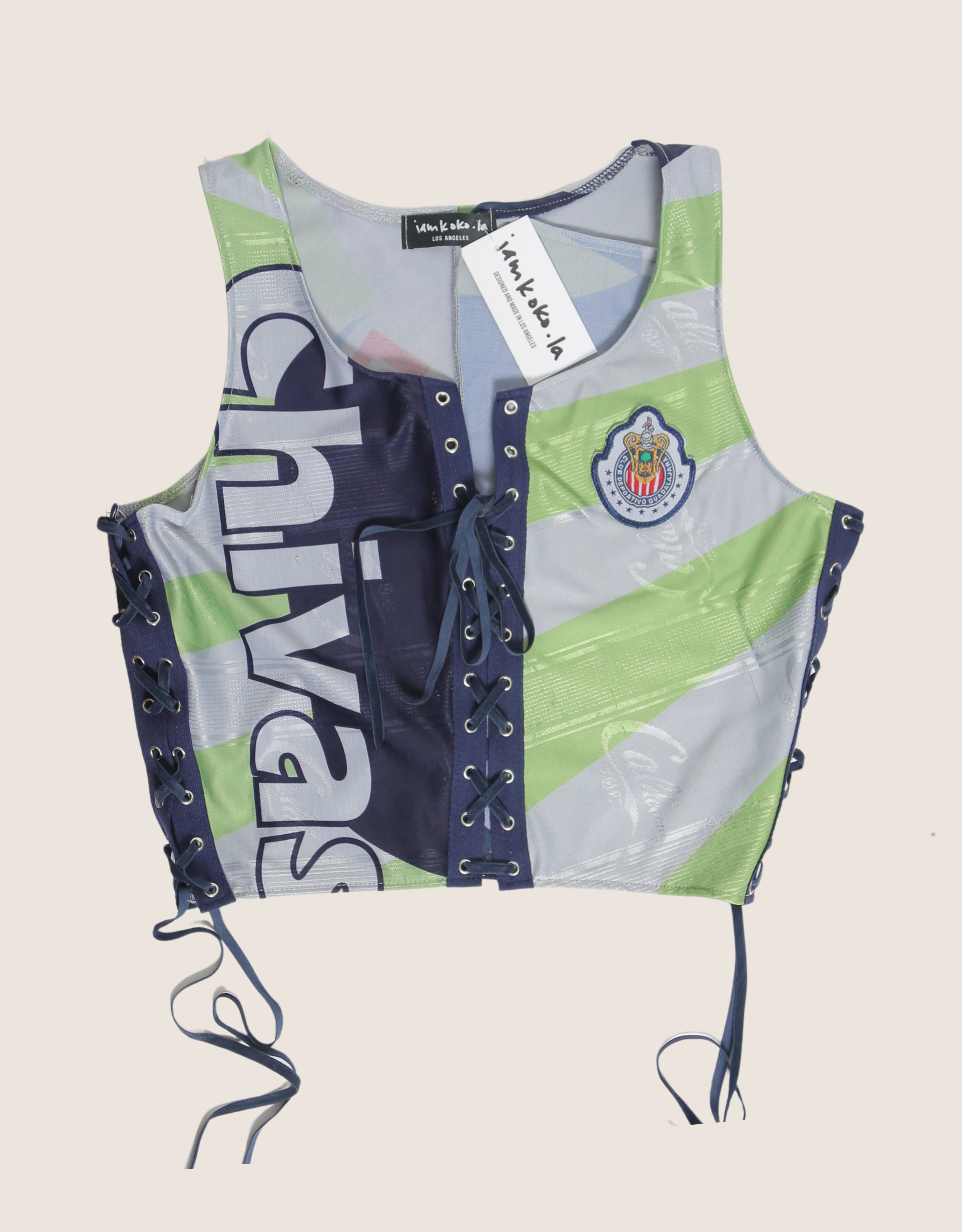 CD Guadalajara all laced up reworked tank (m/l)