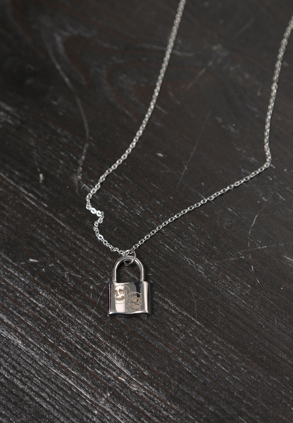 nessa barrett "til' death" lock necklace