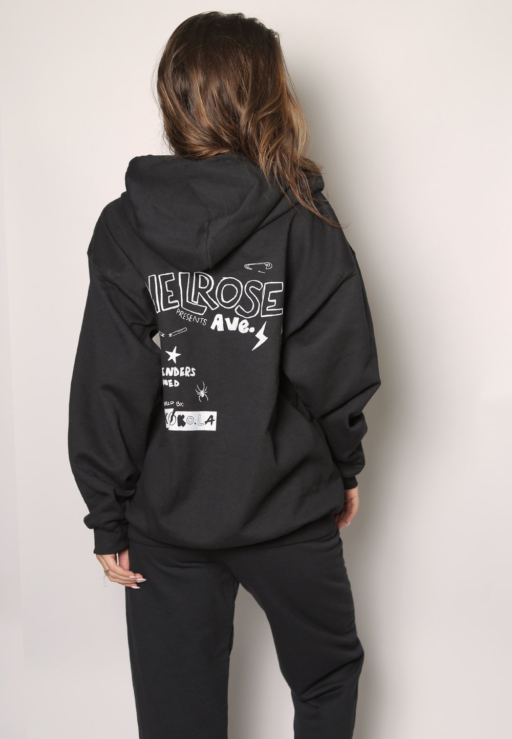 melrose iamkoko.la original zip hoodie