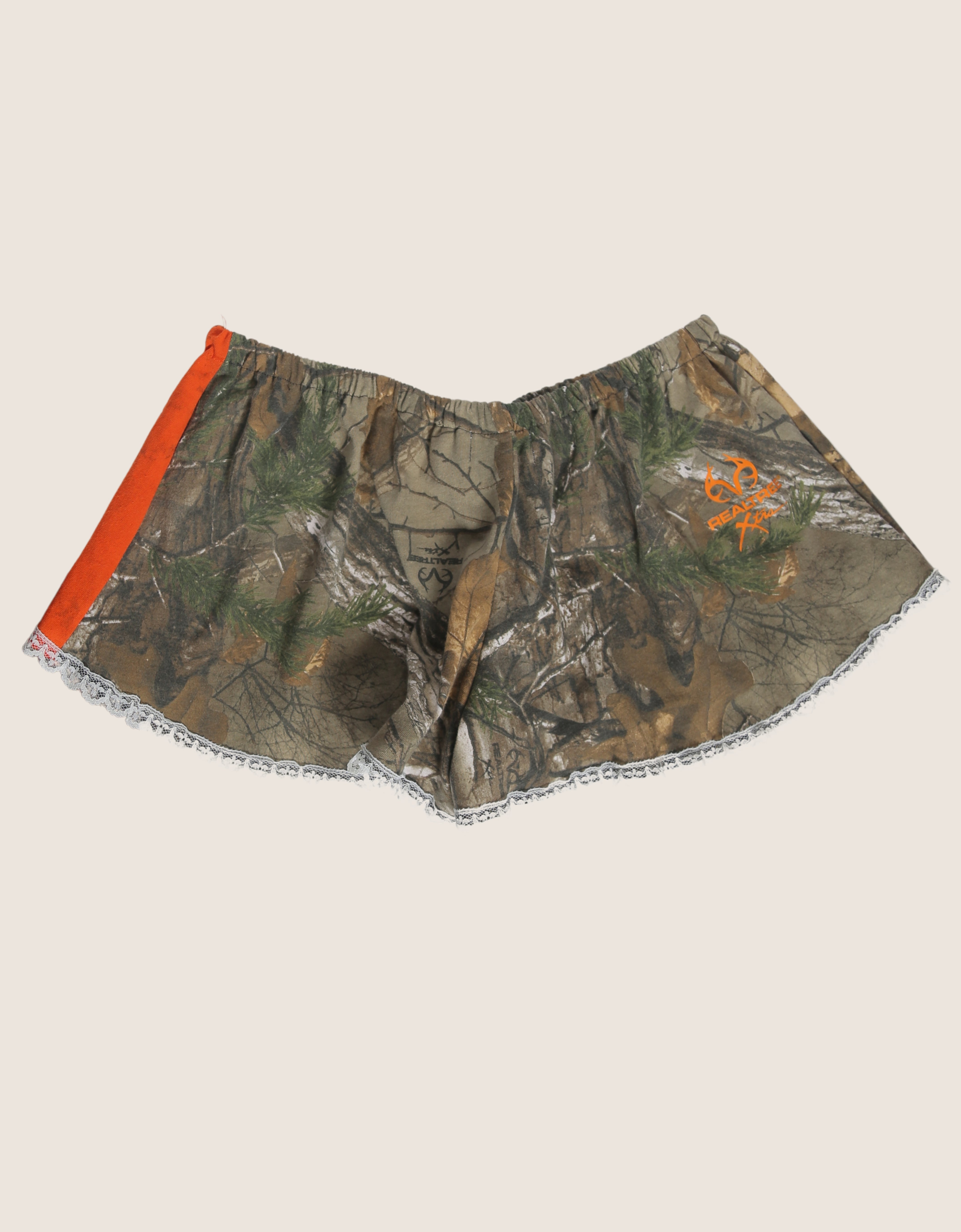 harley flag reworked mini shorts (S)
