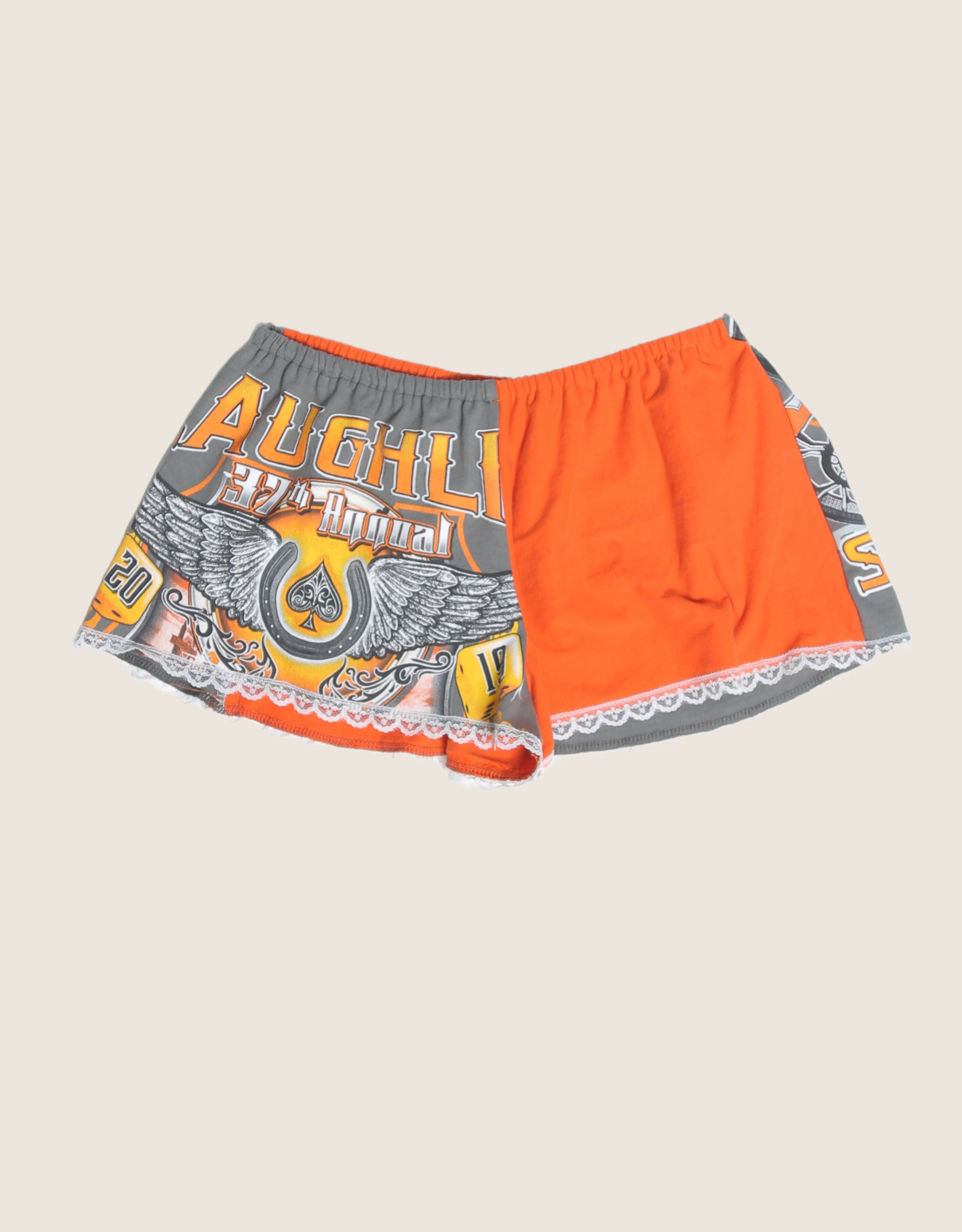 sturgis ralley reworked mini shorts (s)