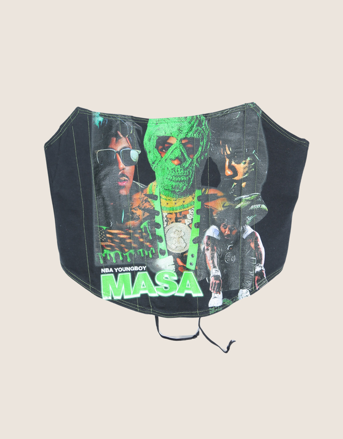 Boy Core Set *made to order* NBA Youngboy collage strapless corset | iamkoko.la