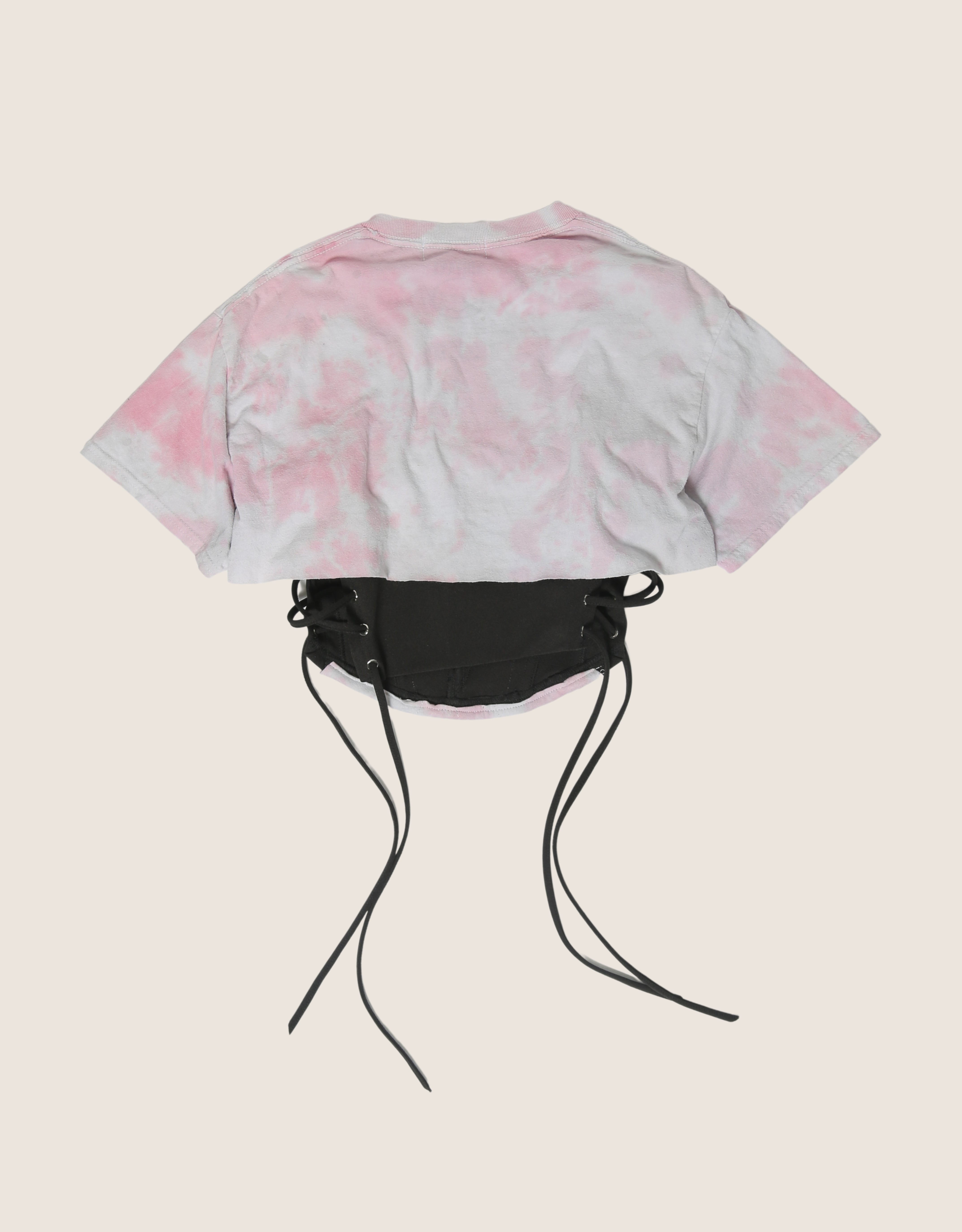 pink nirvana reworked corset with matching shrug (s)