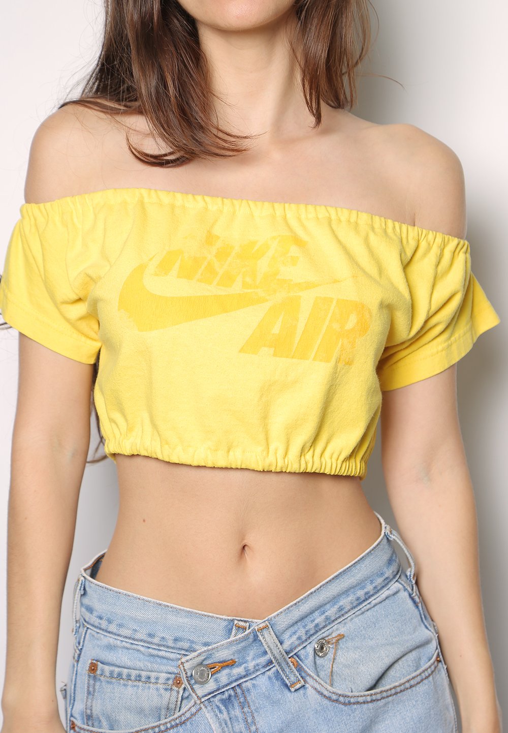 Nike off the shoulder shirt online